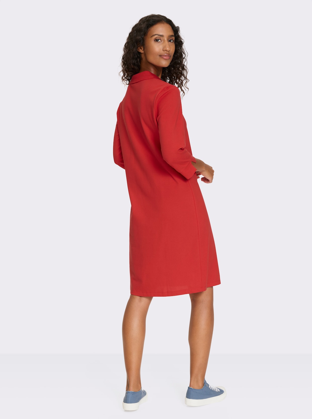 heine Polokleid - erdbeere