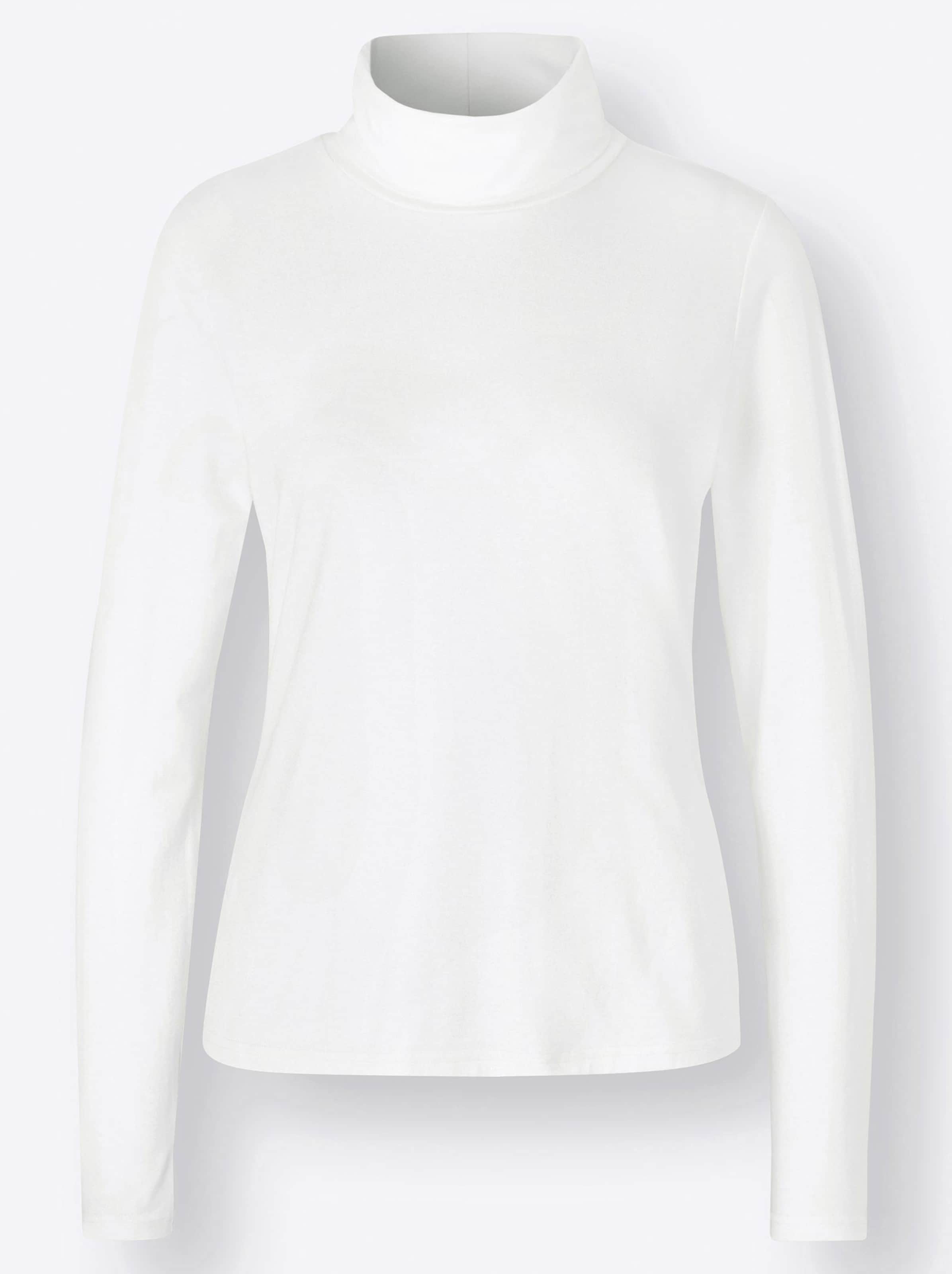 Damenmode Shirts Rollkragenshirt in ecru Damenmode Shirts Rollkragenshirt in ecru