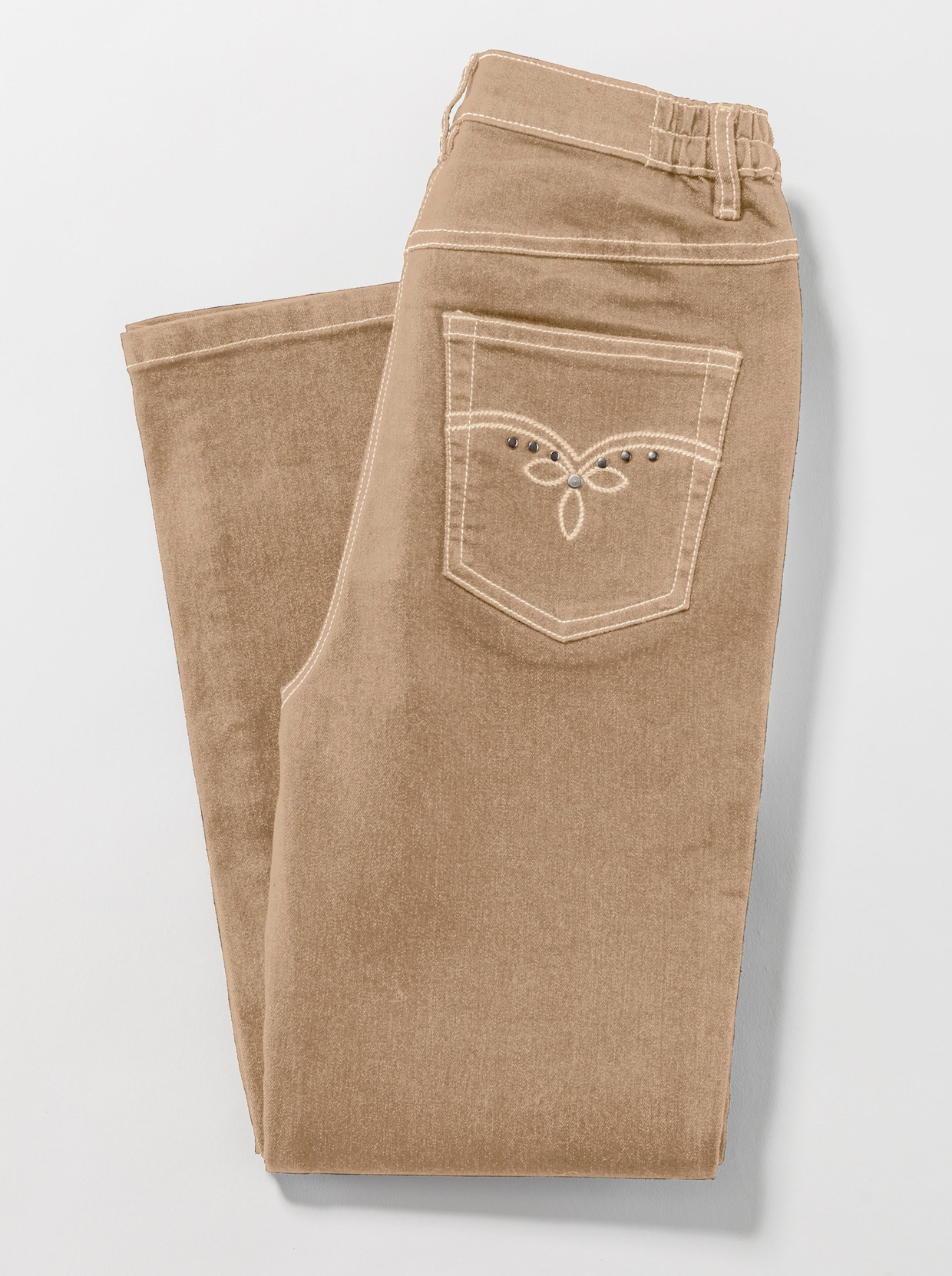 5-Pocket-Jeans - camel