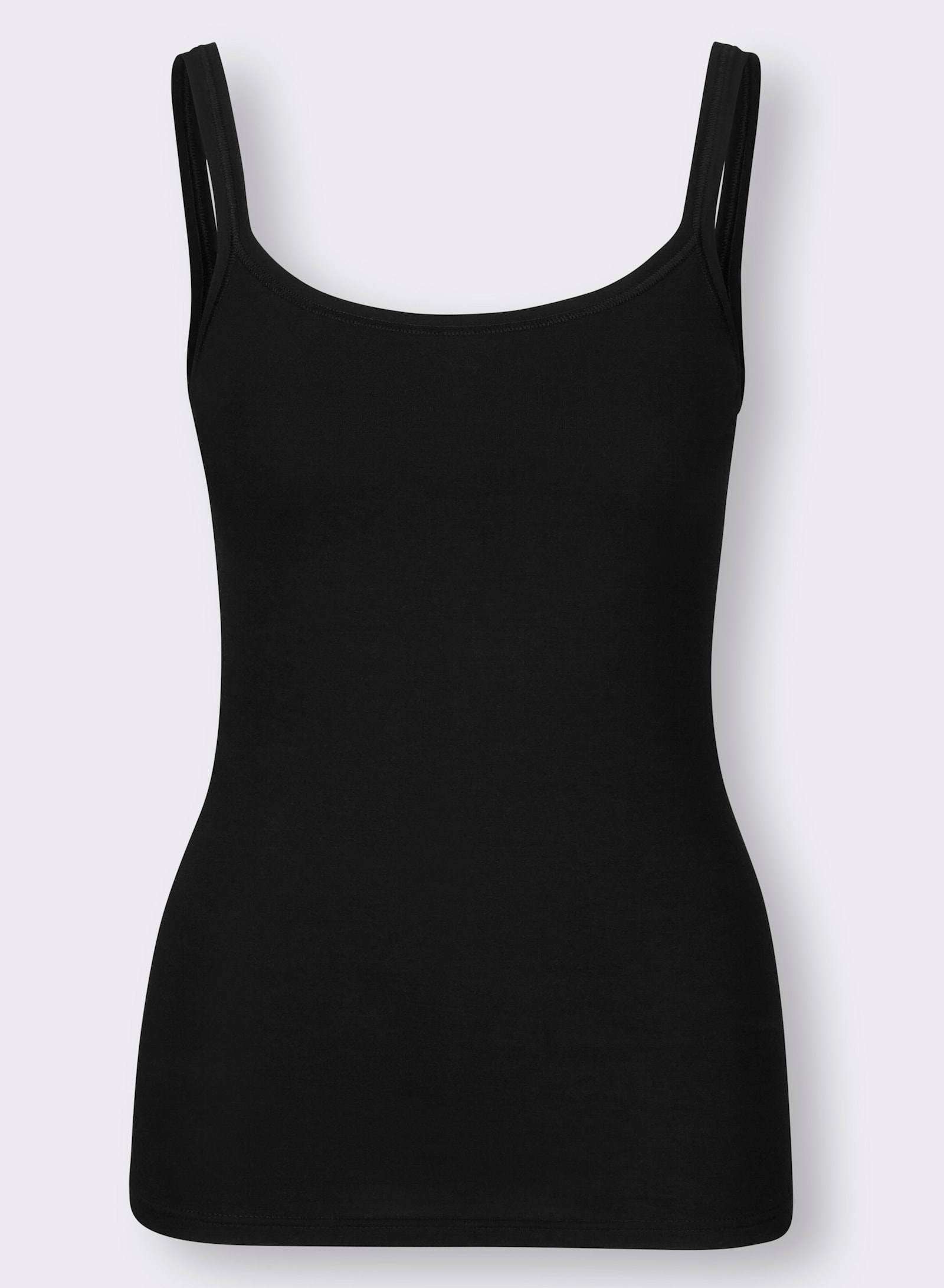 Speidel Trägerhemd mit Bio-Baumwolle - schwarz