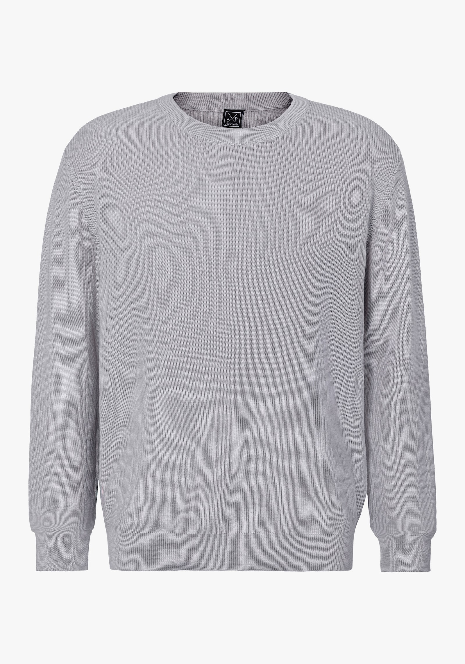 John Devin Strickpullover - hellgrau