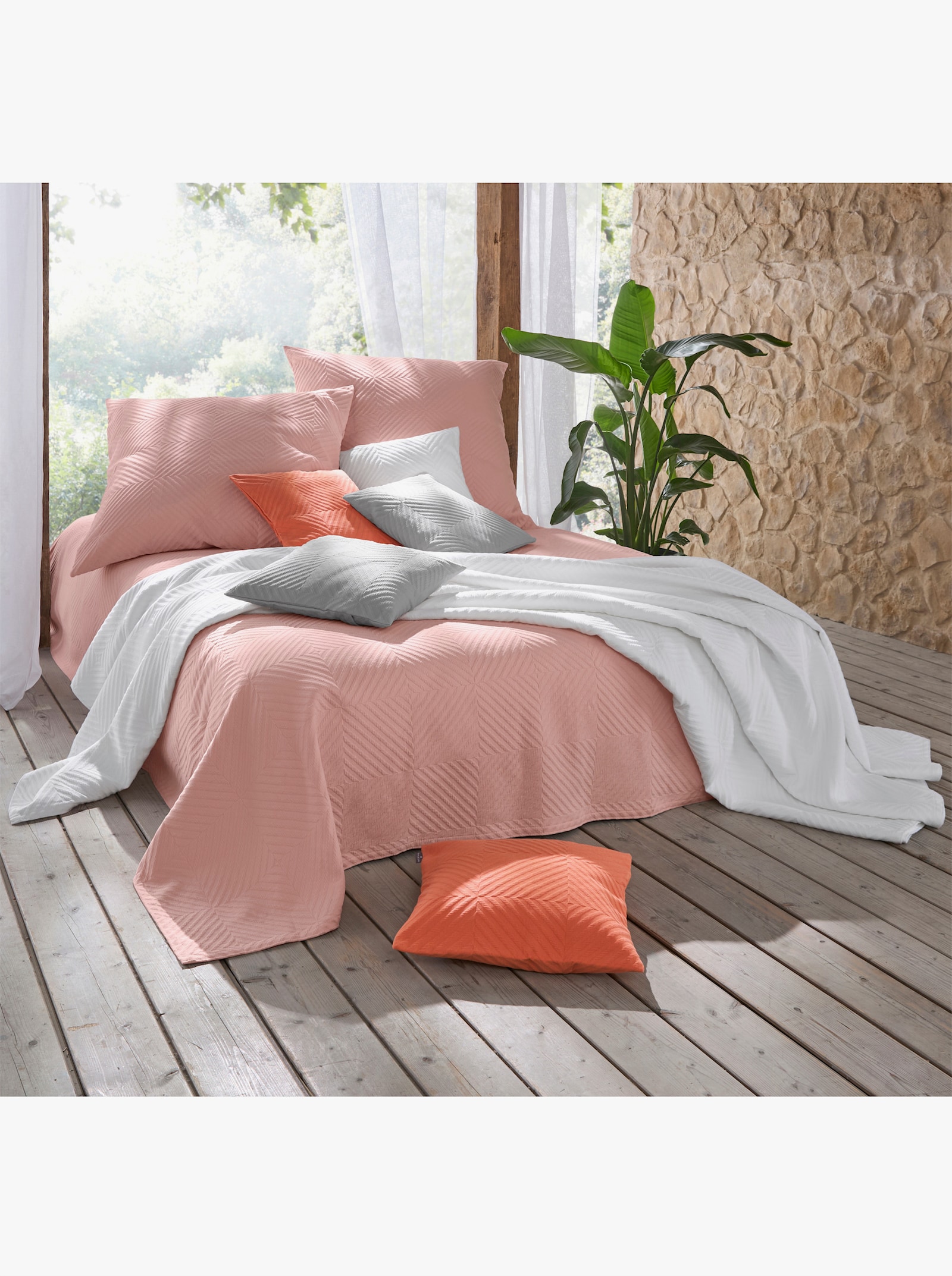 Pereira da Cunha Tagesdecke - weiß