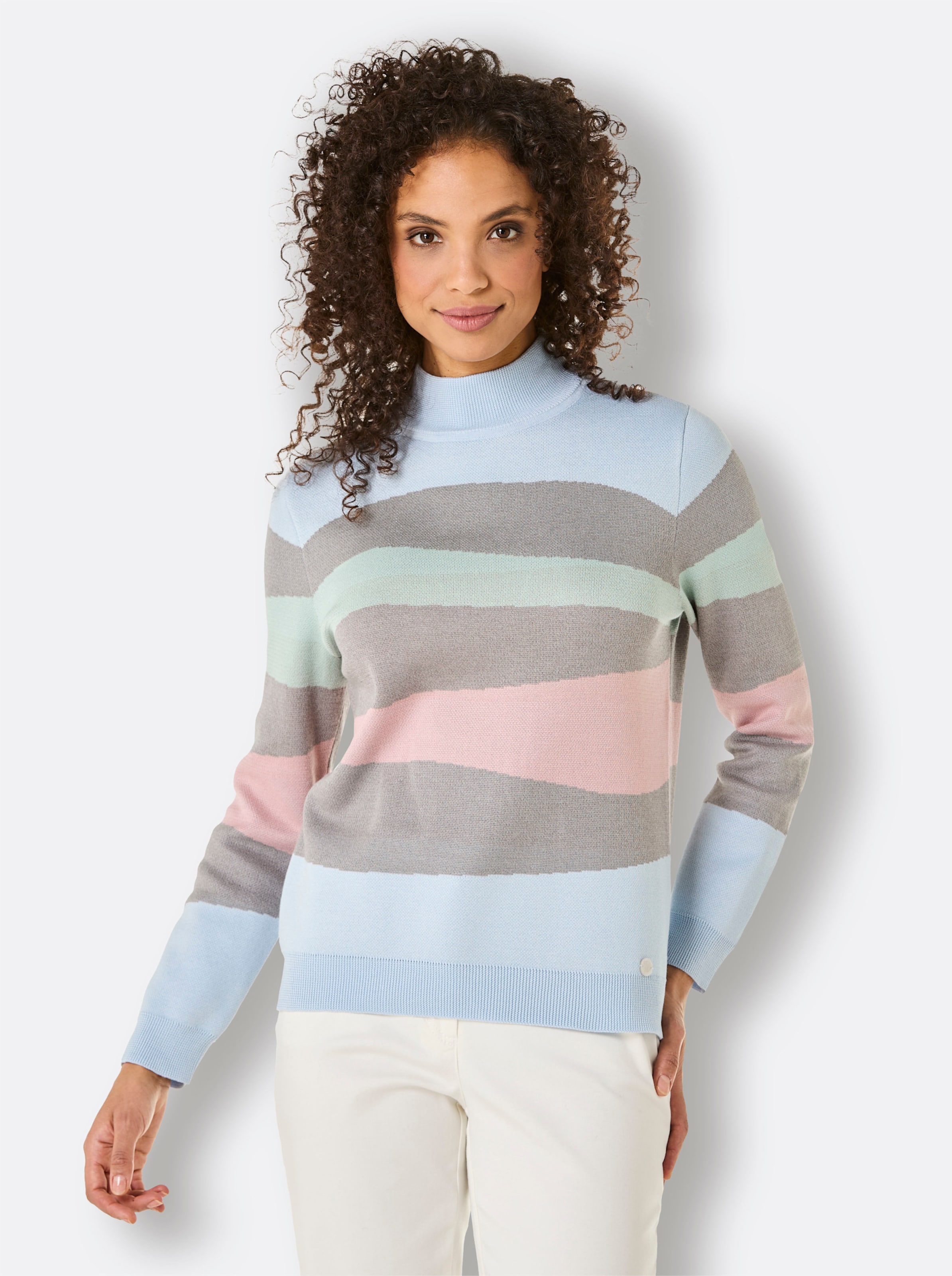 Stehkragenpullover
