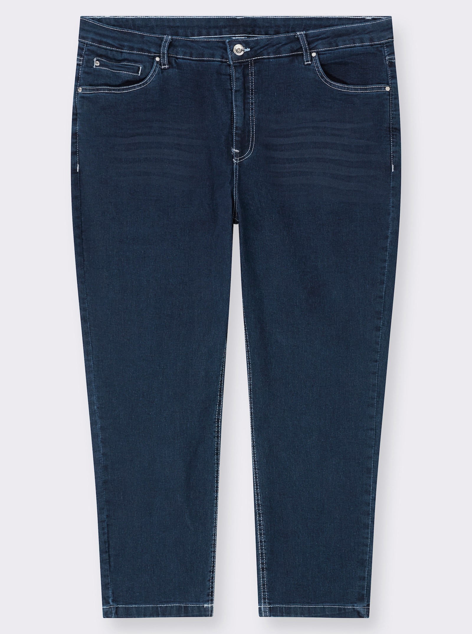 7/8-Jeans mit Stretch-Anteil - blue-stone-washed