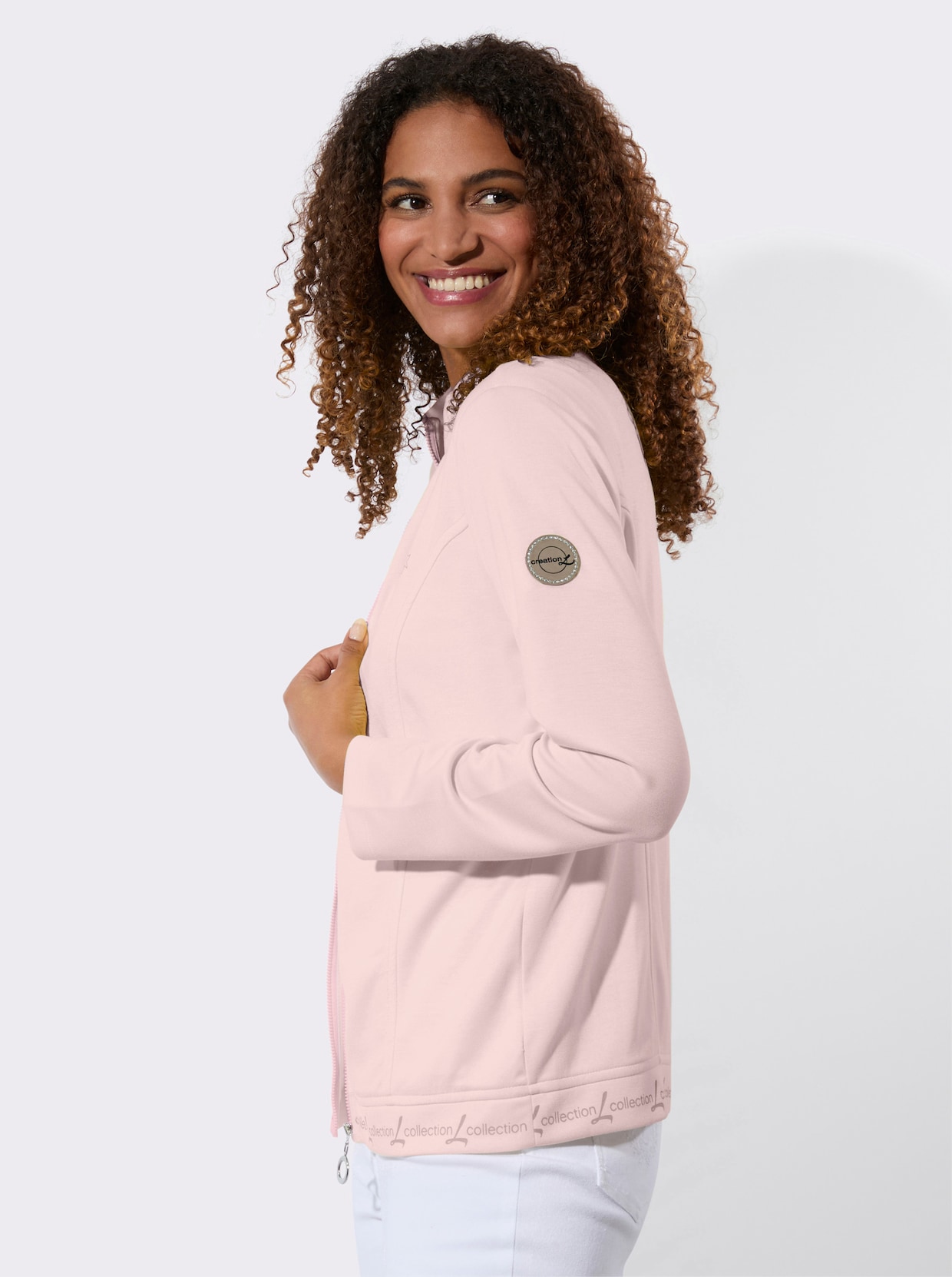 Shirtjacke - hellrosé