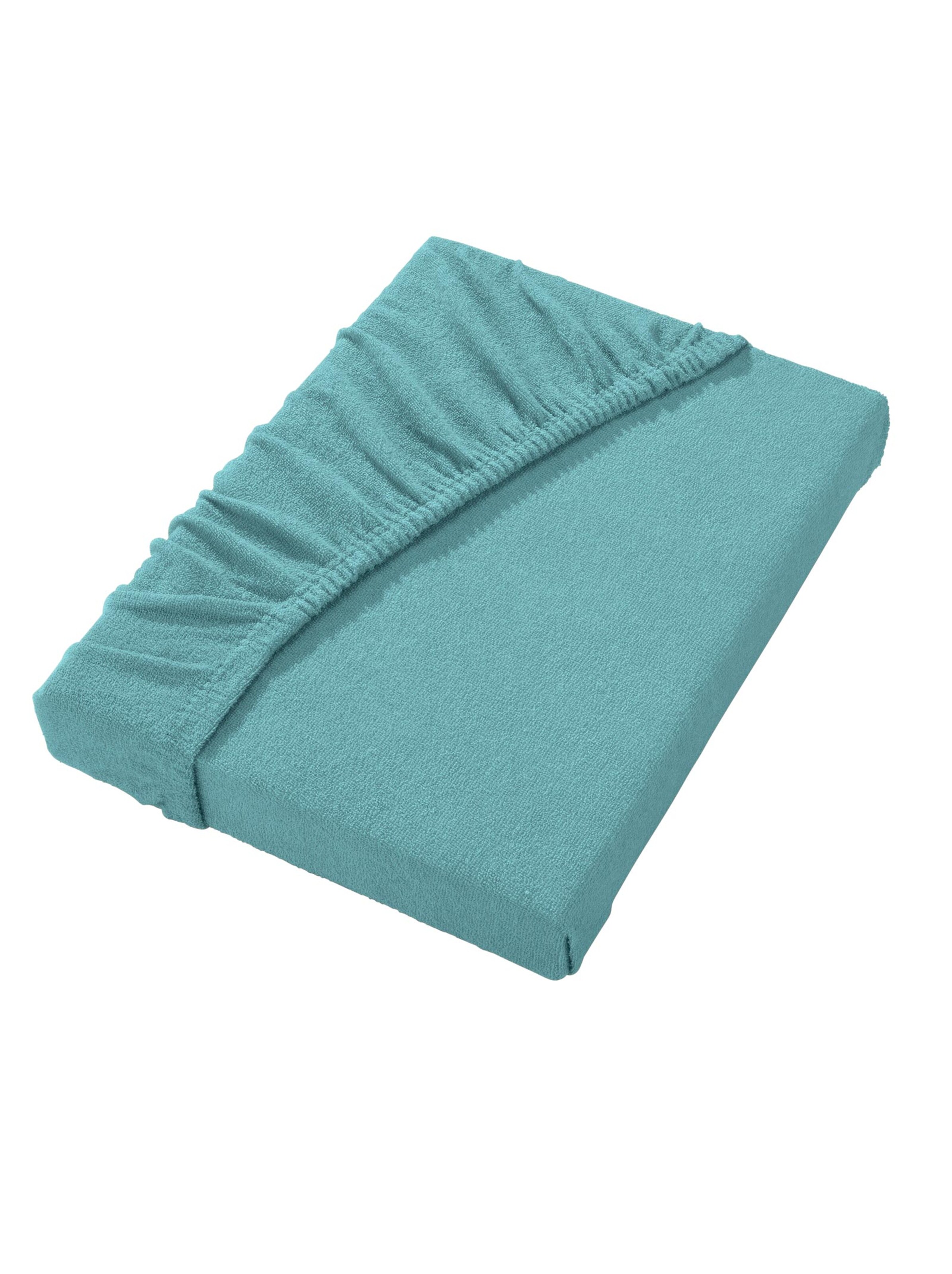 Spannbetttuch - jadegrün