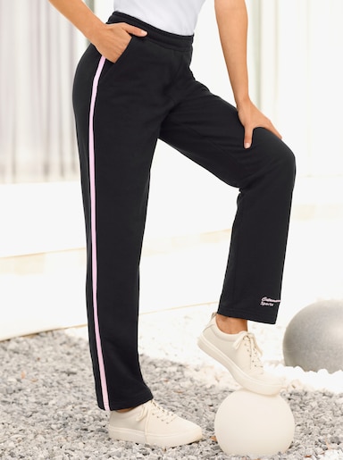 Catamaran Sports Freizeithose - schwarz-rosé