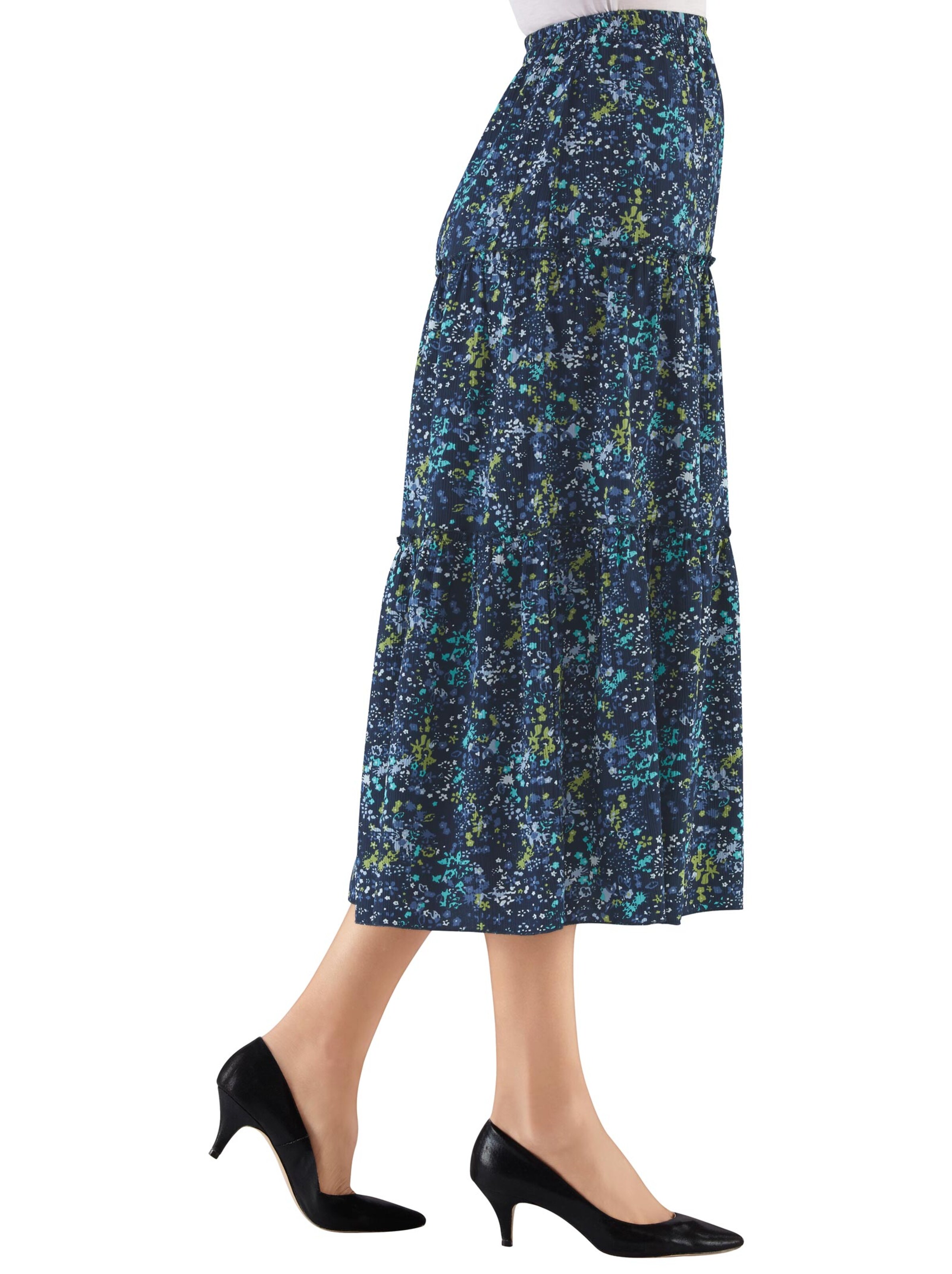 Rock - marine-türkis-bedruckt