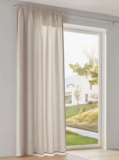 heine home Dekoschal in Microfaser-Qualität - beige