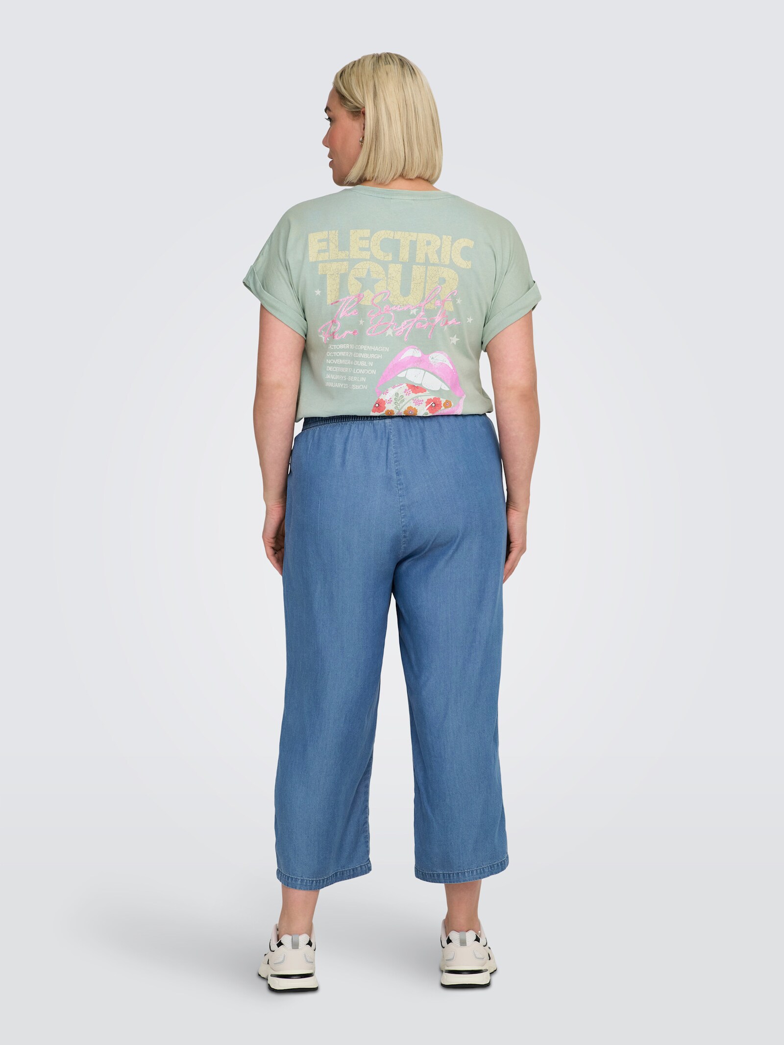 ONLY CARMAKOMA Culotte - medium blue denim