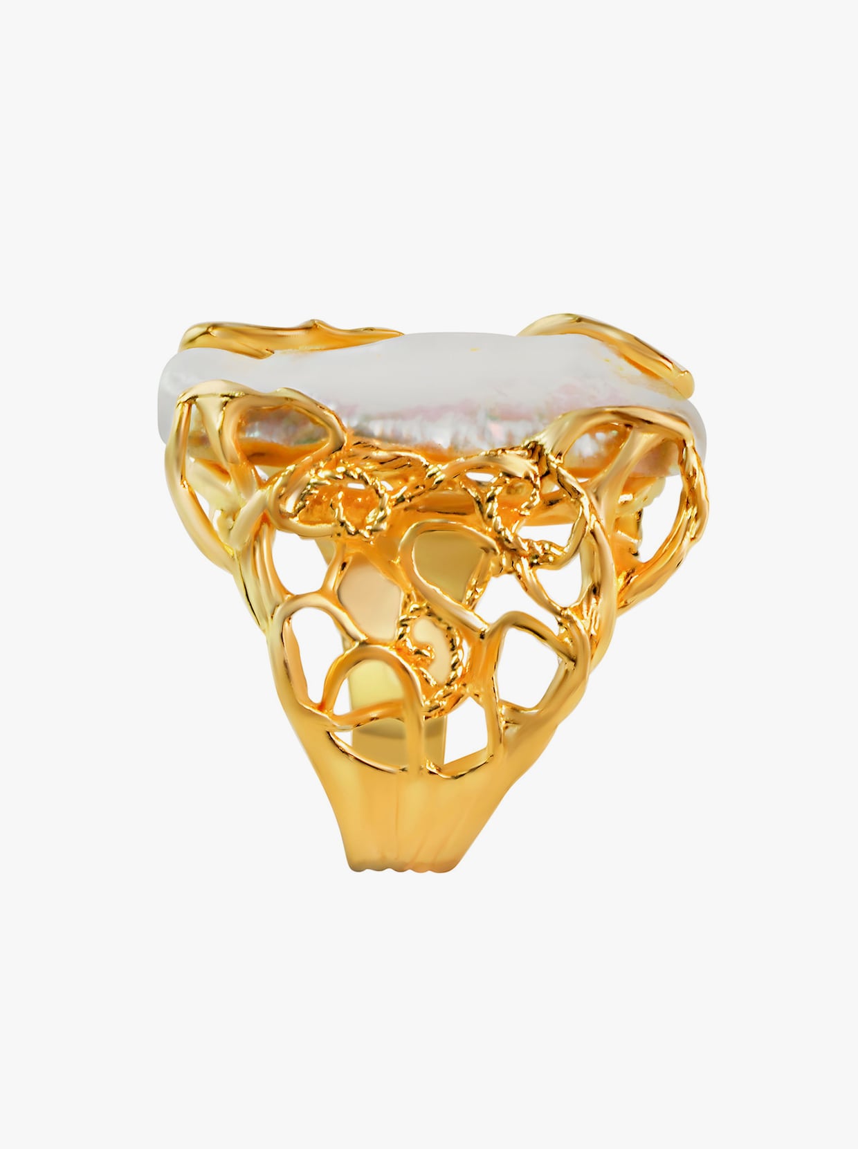 Ring - Silber vergoldet 925