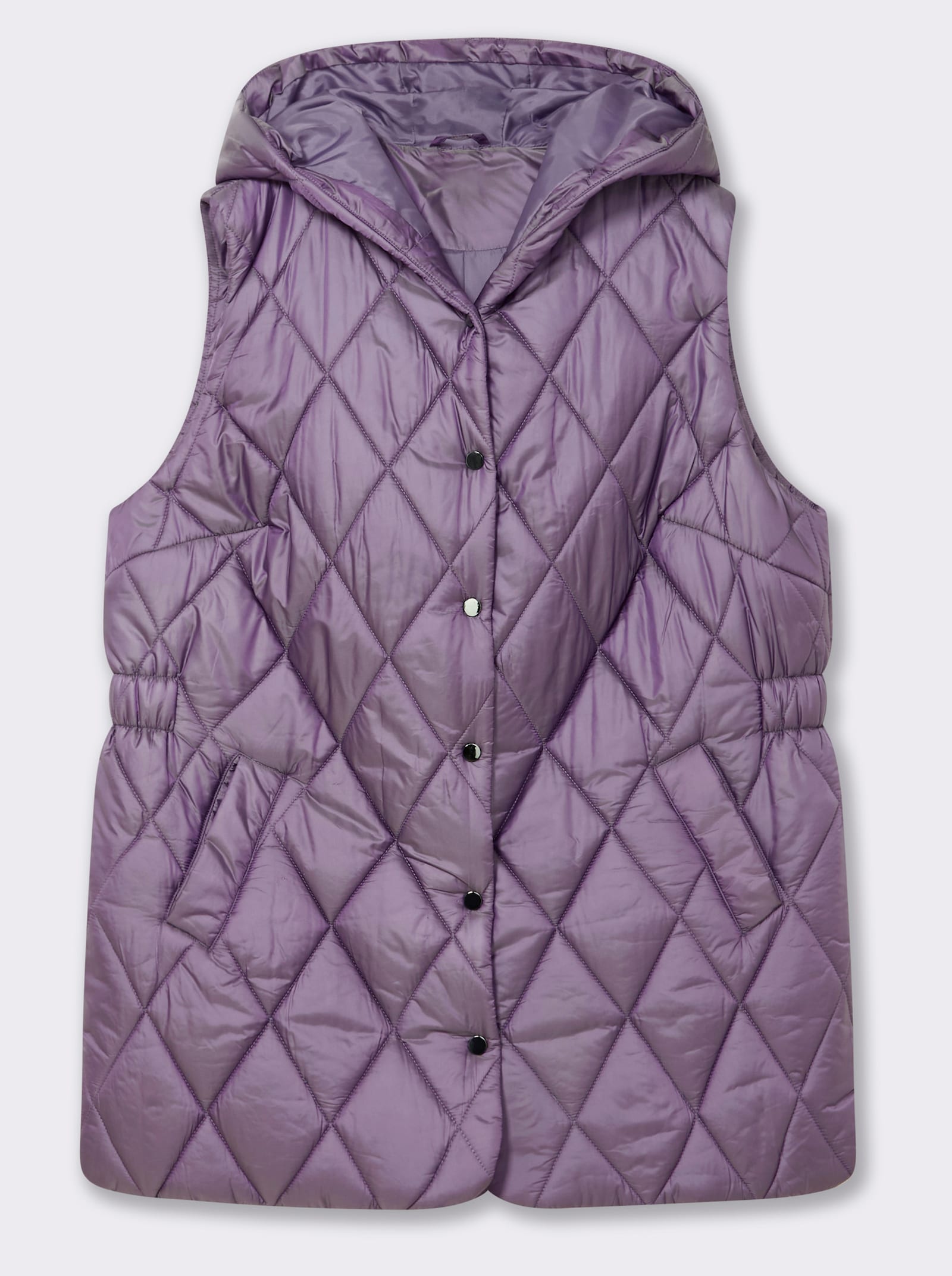 Steppweste in Longform - feige