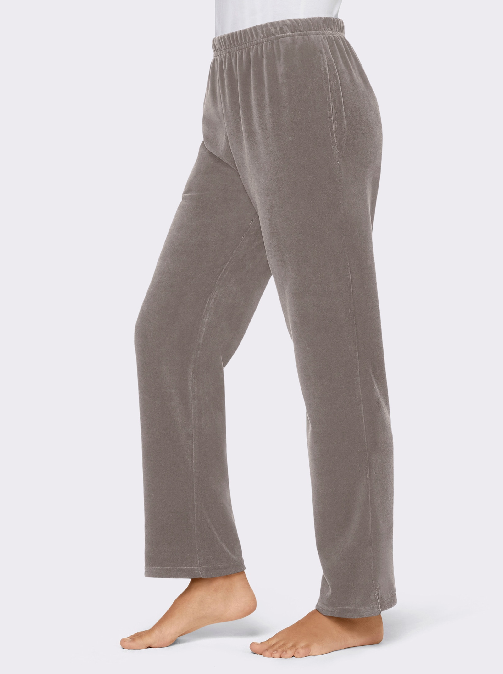 feel good Nickihose mit Schlitz am Bein - grau