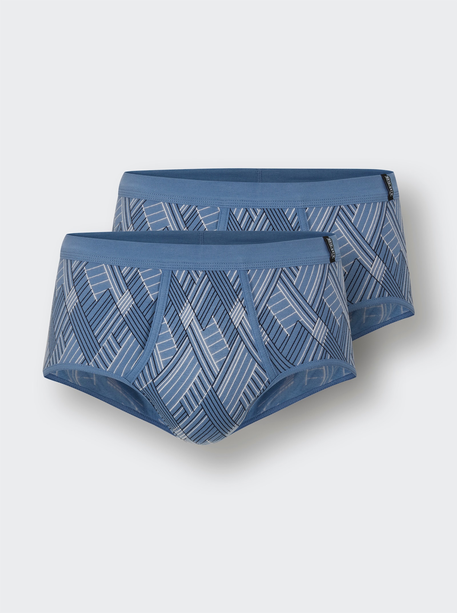 KINGsCLUB Slipy - modrá-potisk