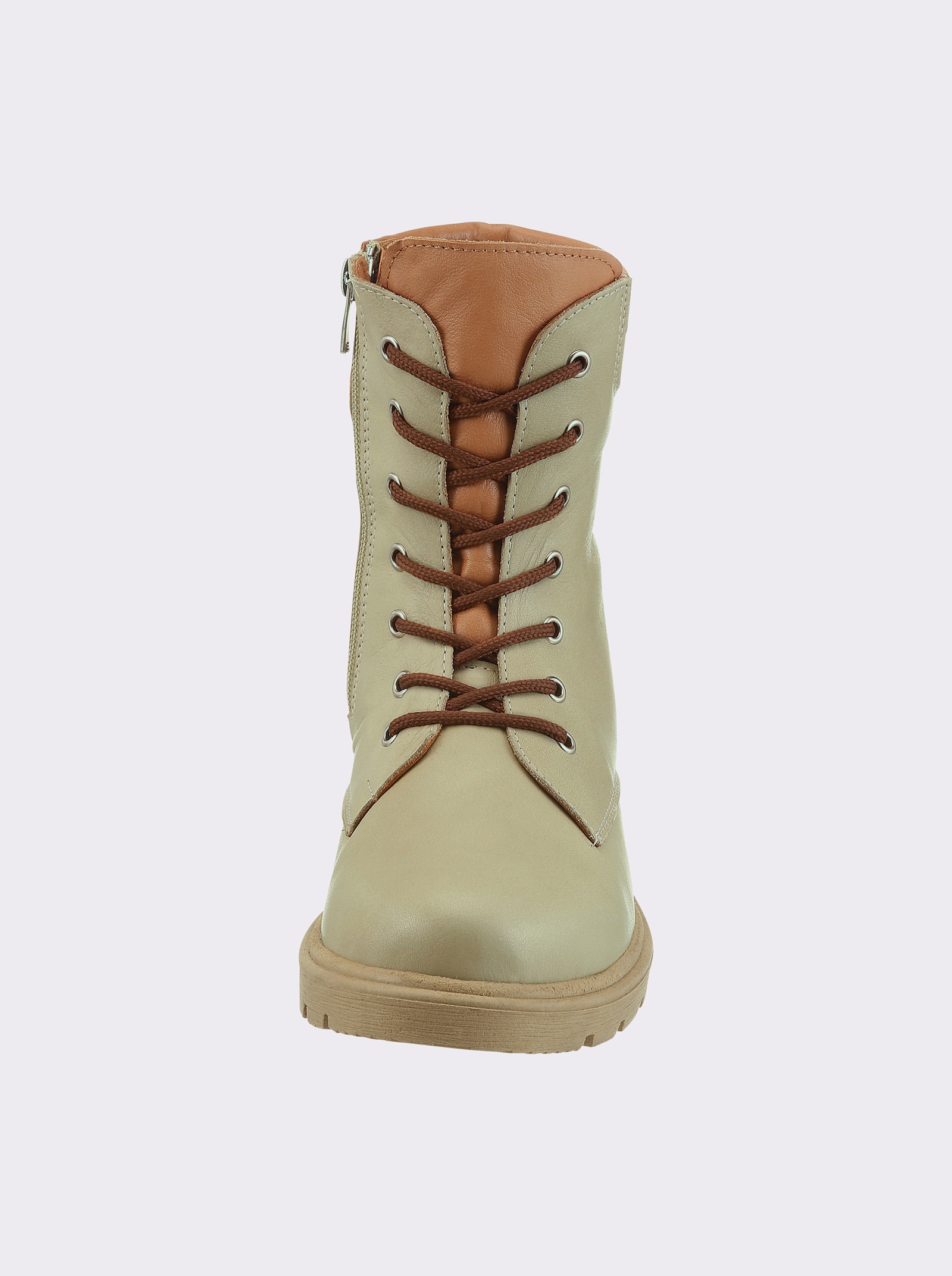 Andrea Conti Schnürstiefelette - avocado