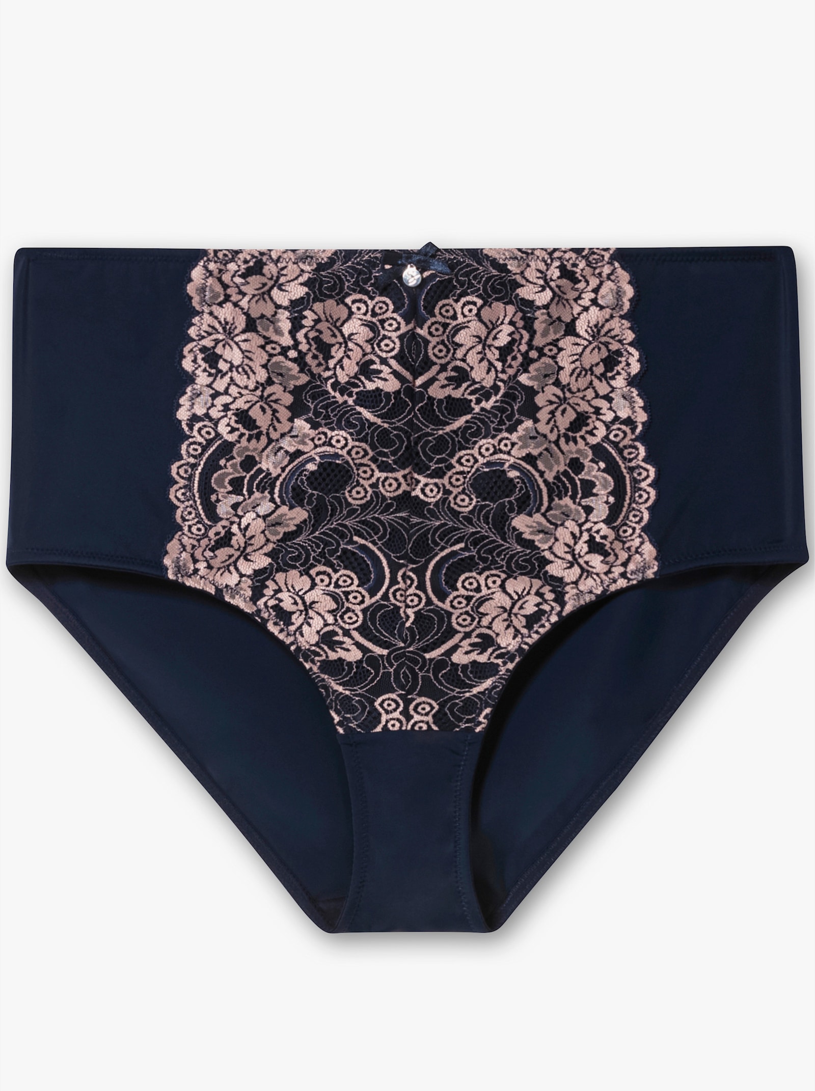 sheego Taillenslip im Doppelpack, mit Shaping-Effekt - blau + marine