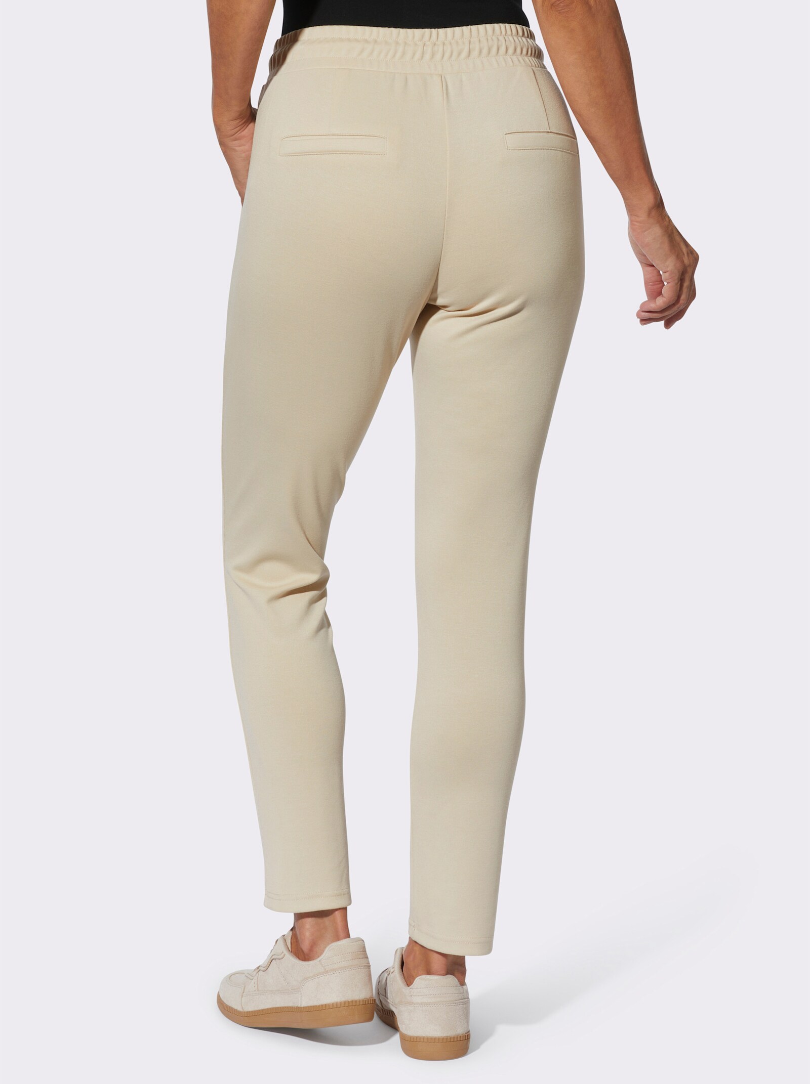 Jogg Pants mit Rundum-Dehnbund - sand