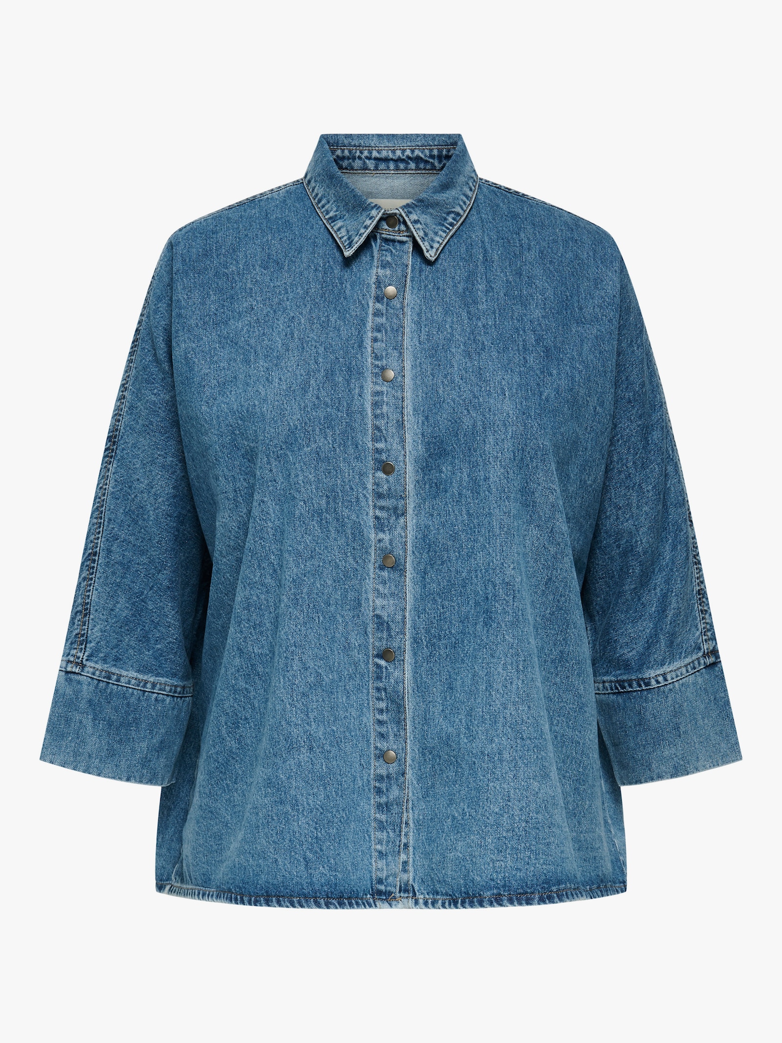 ONLY CARMAKOMA Jeansbluse - medium blue denim