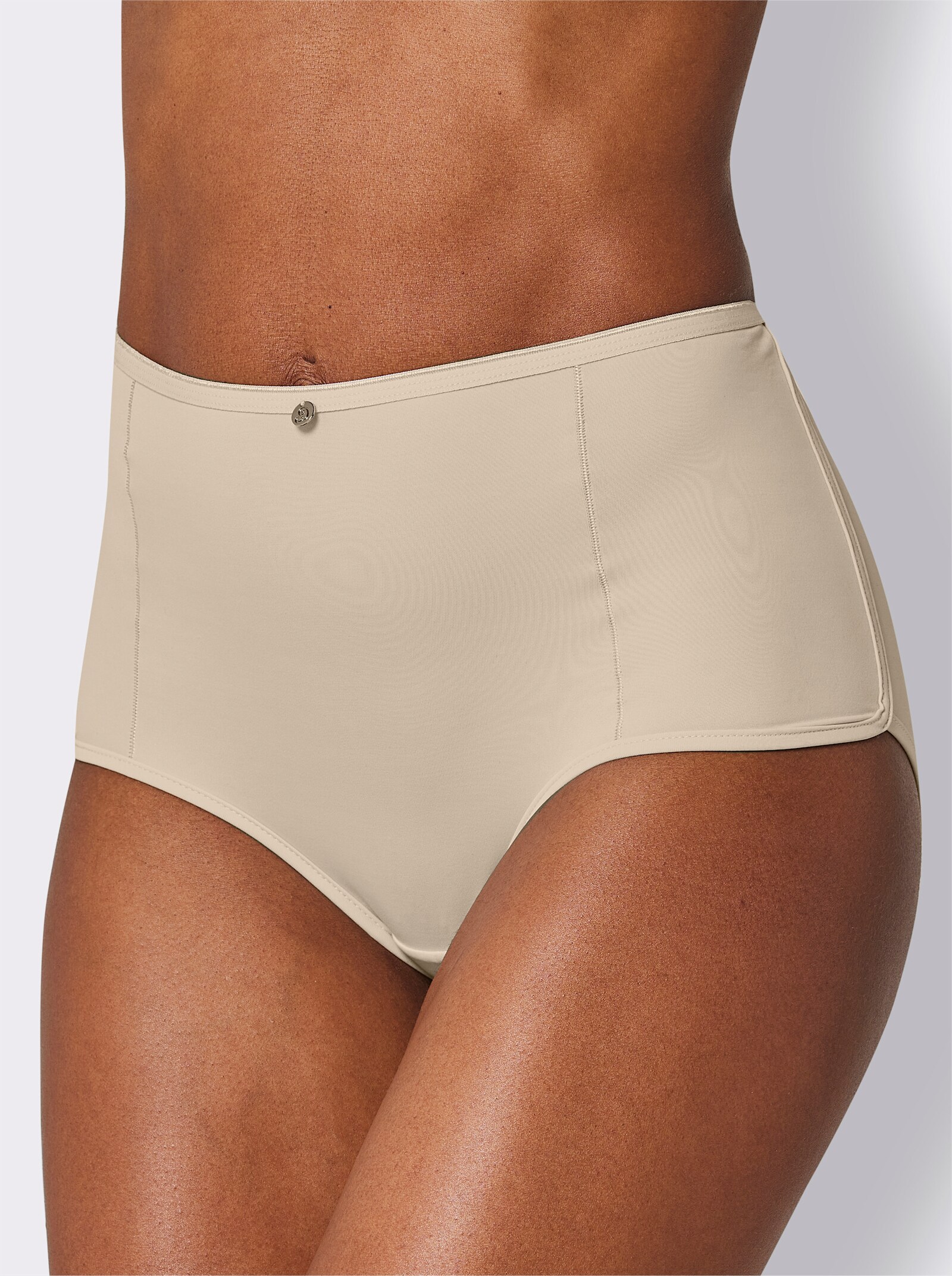 wäschepur Hipster mit flachen Abschlüssen - elfenbein