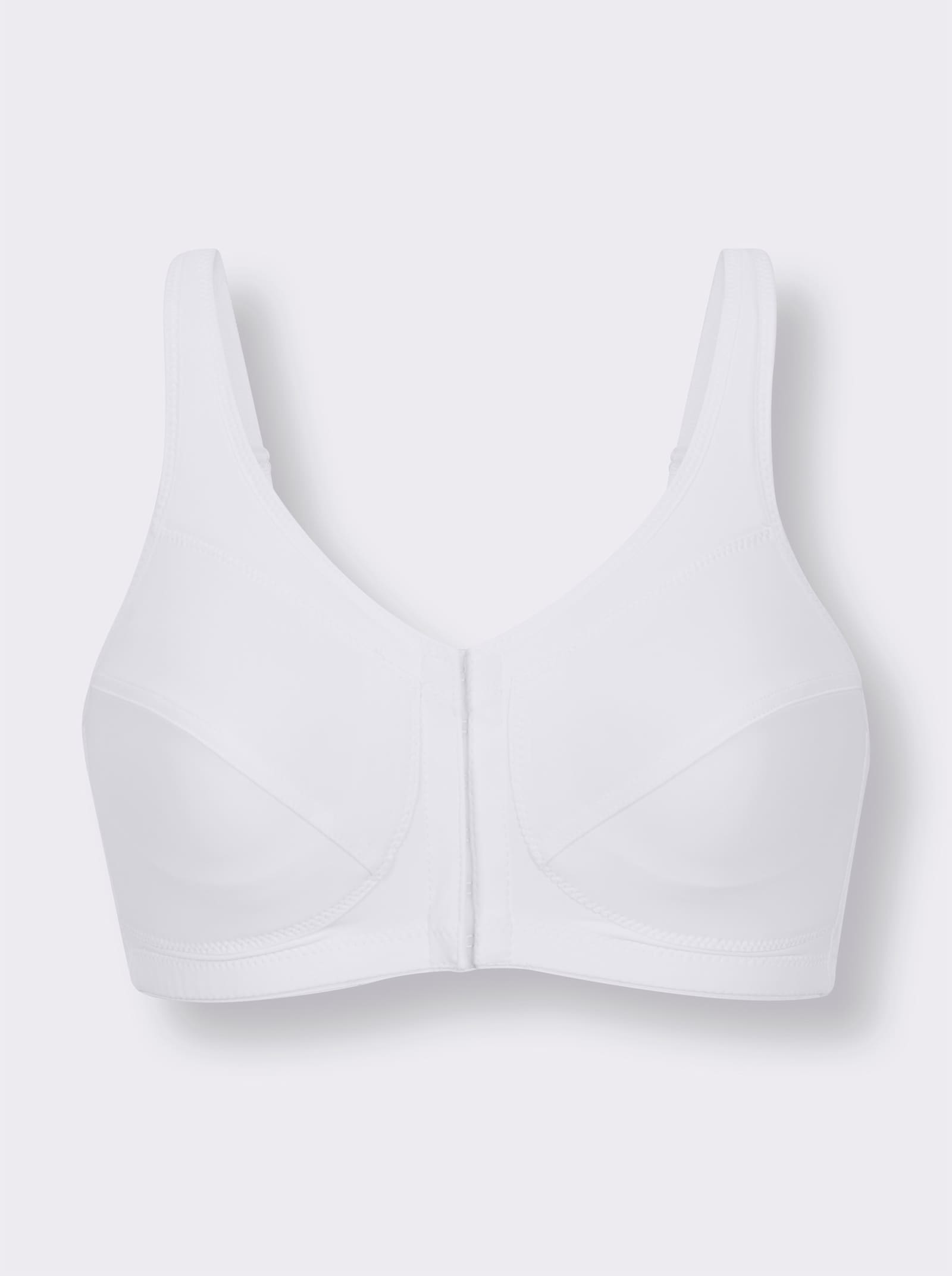 wäschepur Beha zonder beugel met voorsluiting - wit