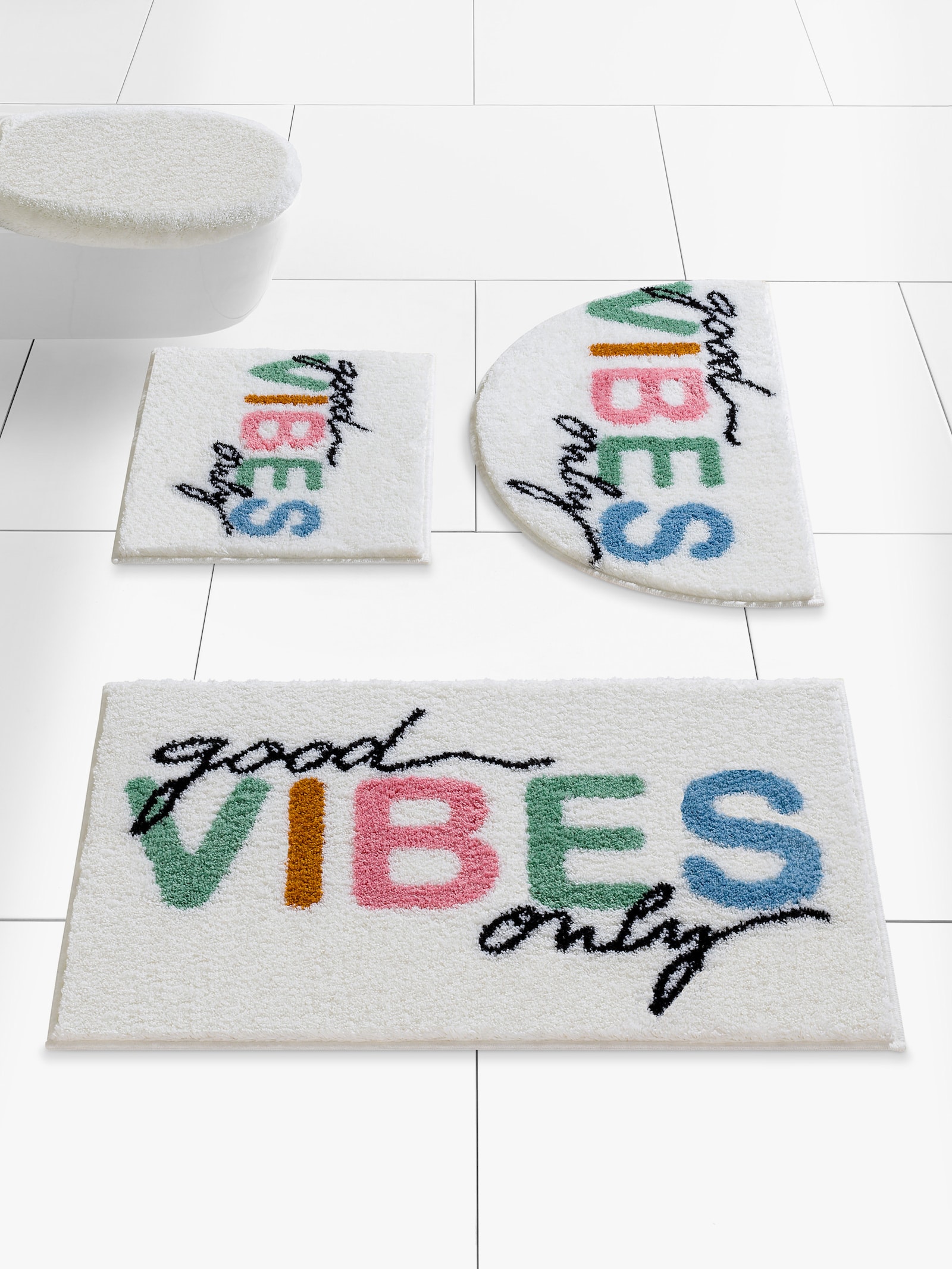 Grund Badematte - ecru-bunt