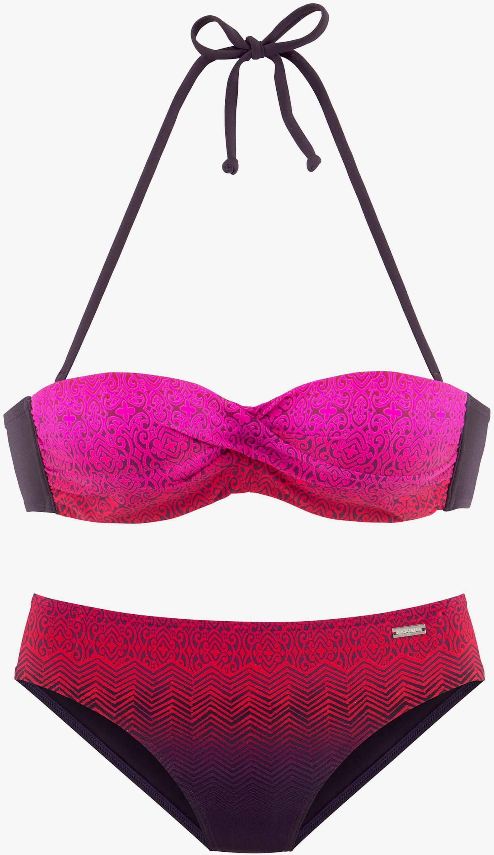 LASCANA Bügel-Bandeau-Bikini - rot