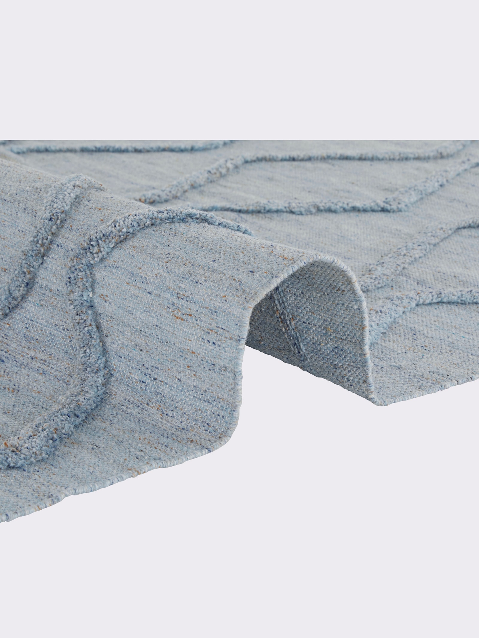 heine home Teppich - blau-meliert