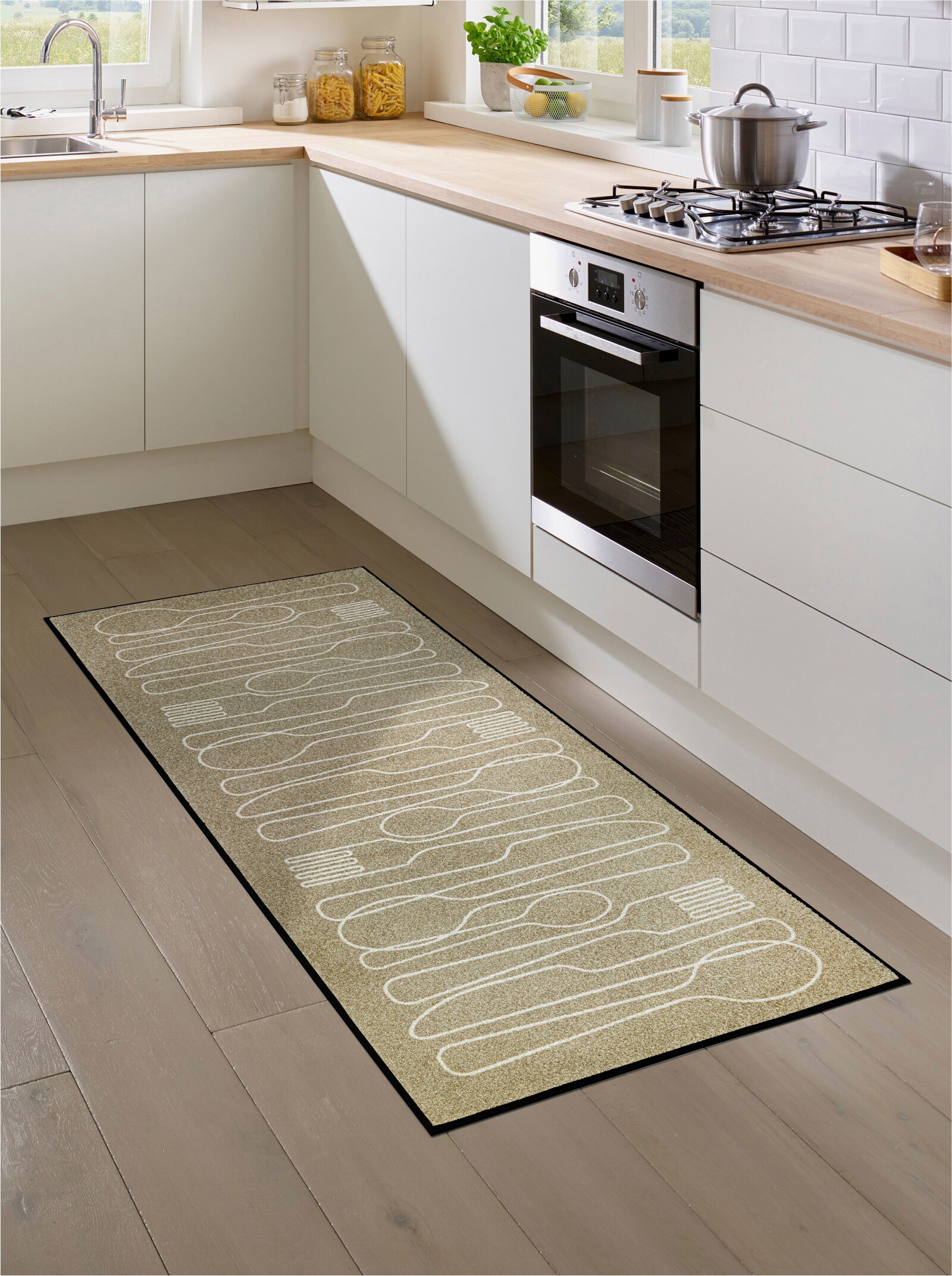 wash+dry by Kleen-Tex Fußmatte - beige-ecru