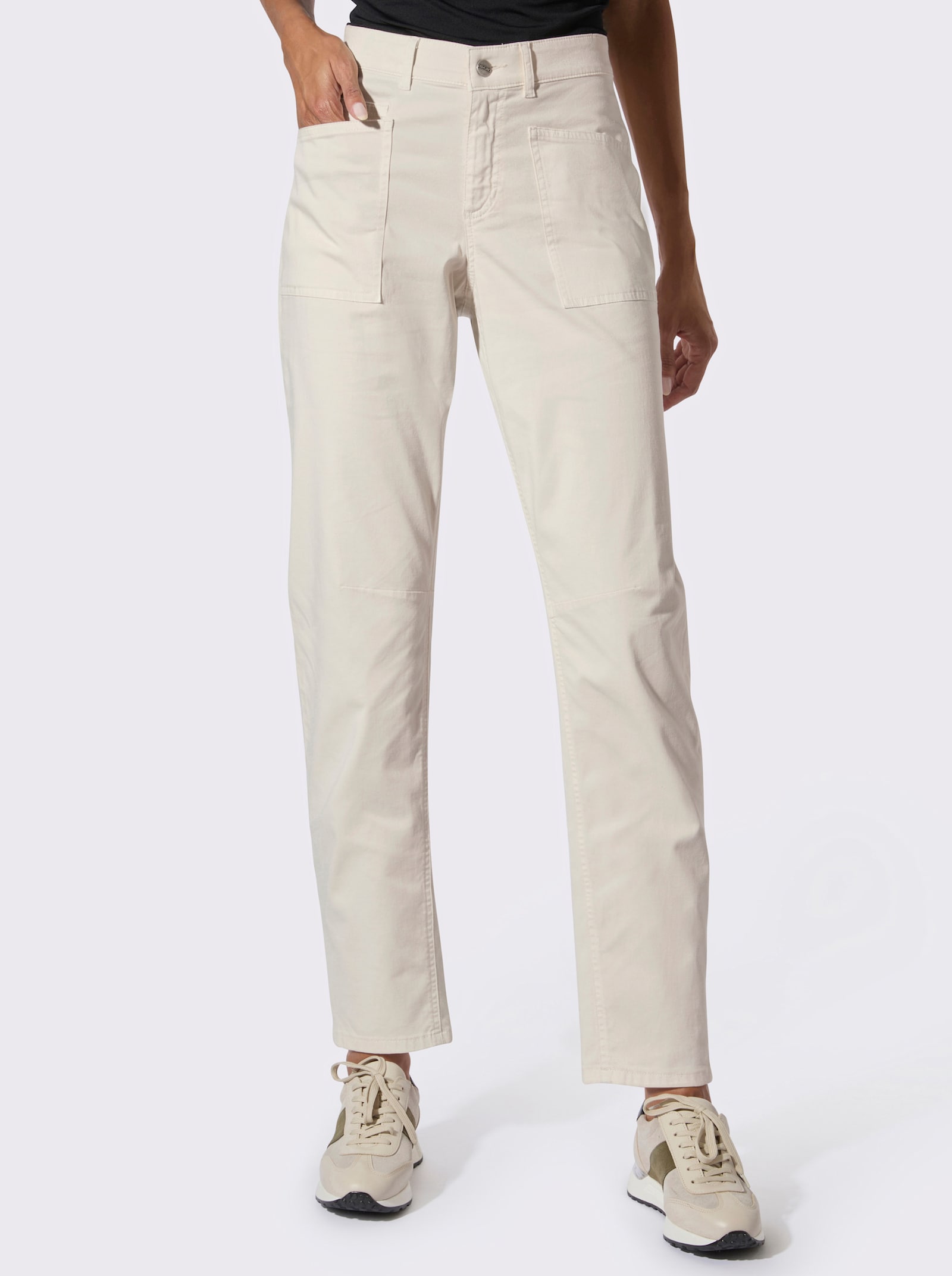 Ascari Jeans im lässigen Barrell-Style - elfenbein