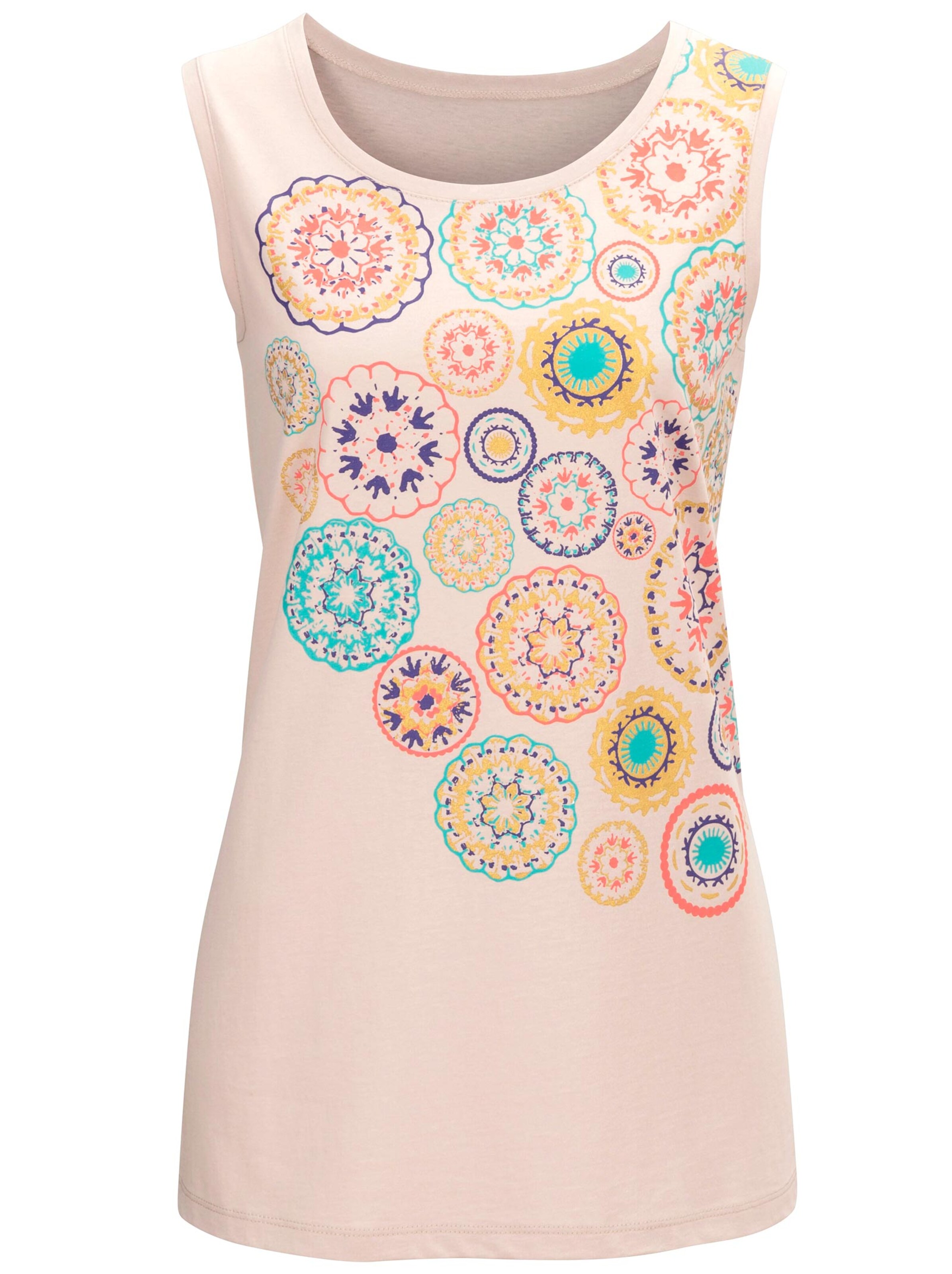 Shirtjacke + Top - beige