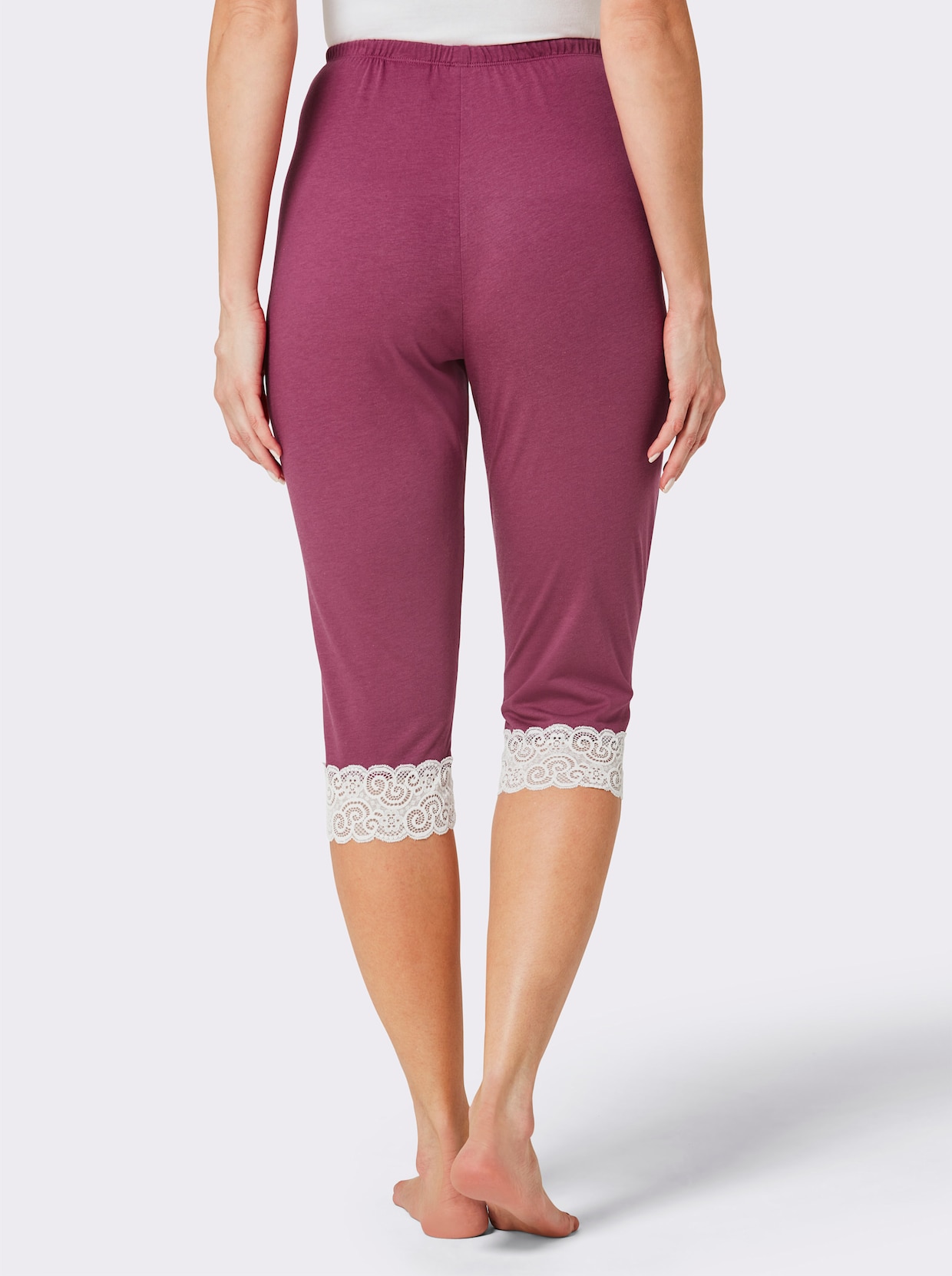 wäschepur Capri-legging - malve