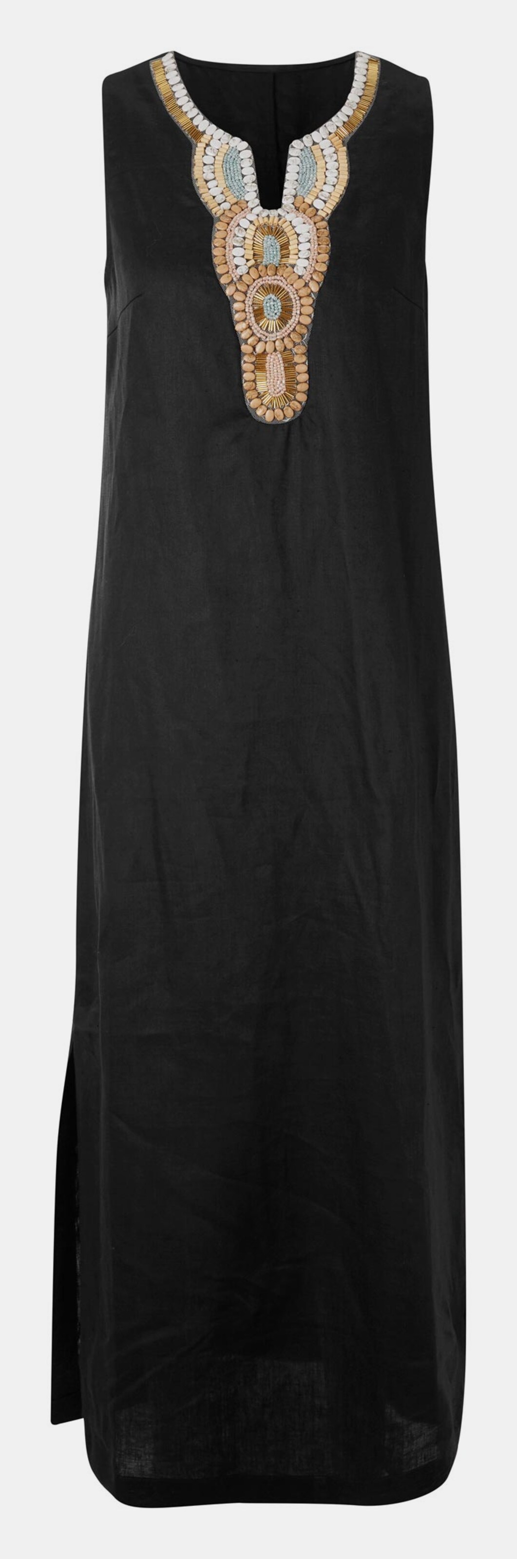 Linea Tesini Linnen jurk - zwart