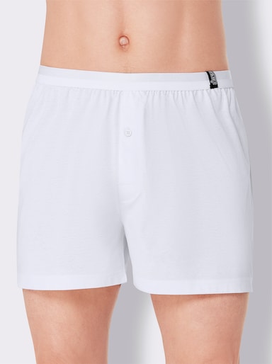 KINGsCLUB Boxershorts - 3x weiß