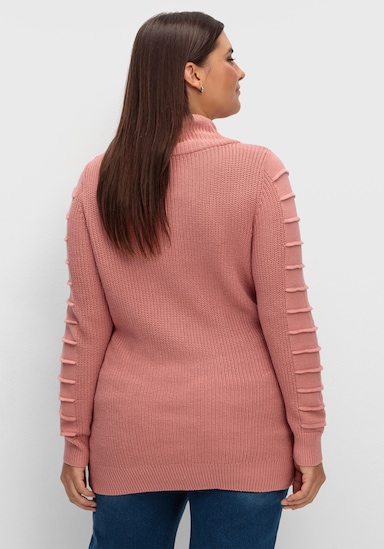 Longpullover - rosenholz