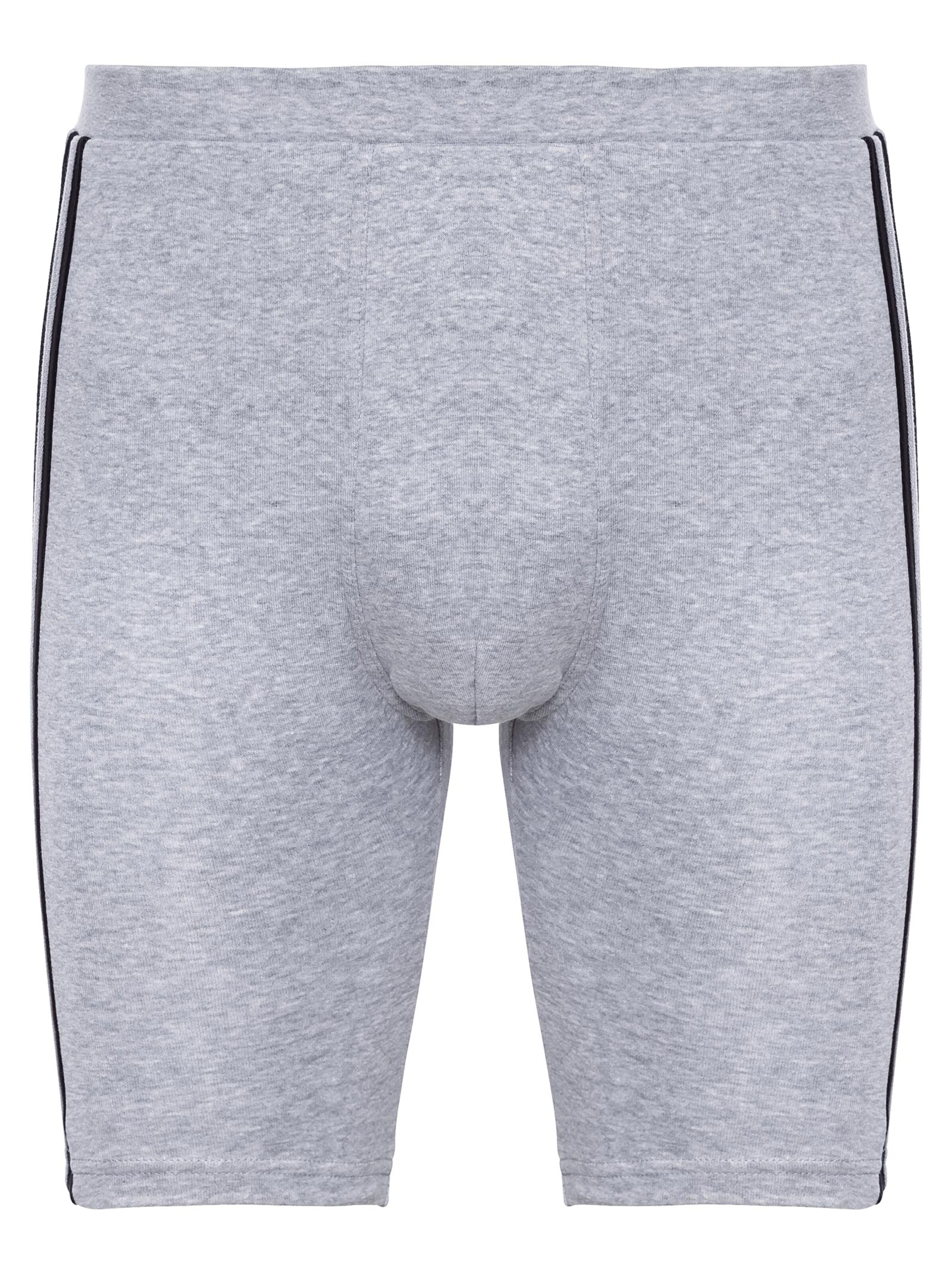 wäschepur Hose knielang - grau-meliert