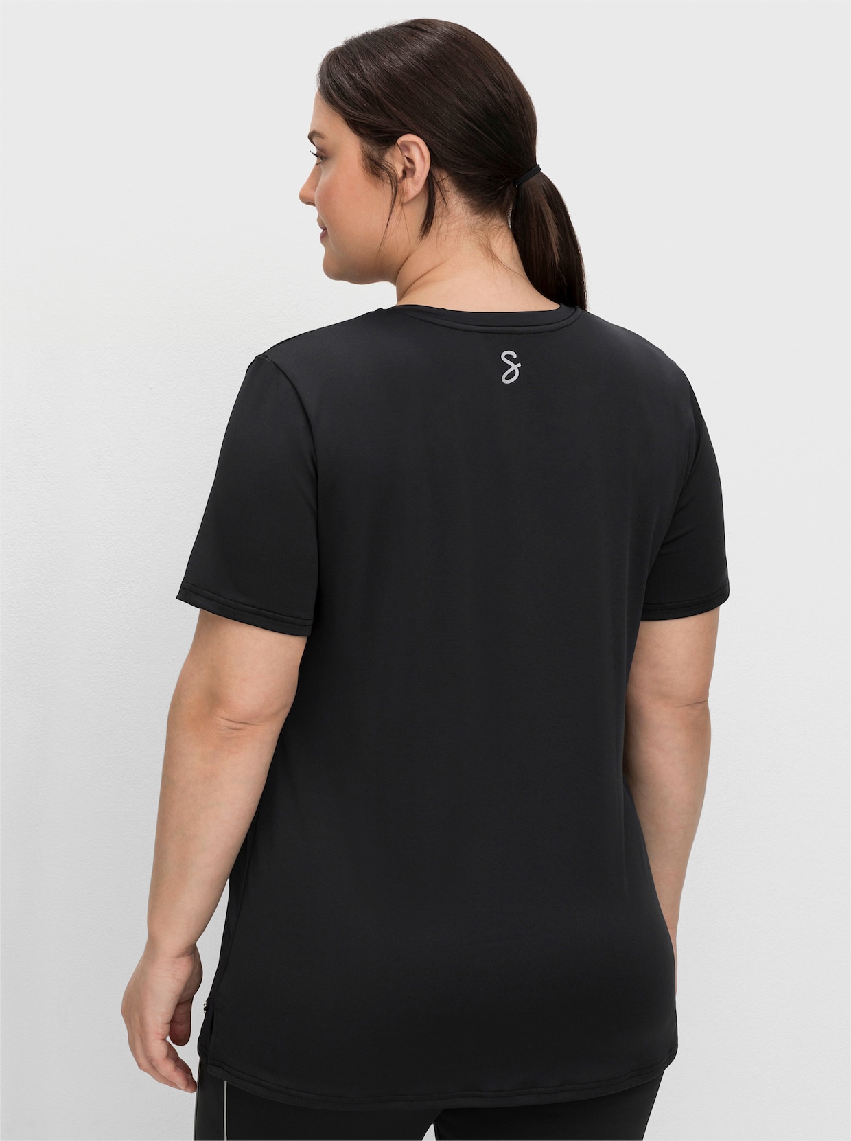 sheego Functioneel shirt - zwart