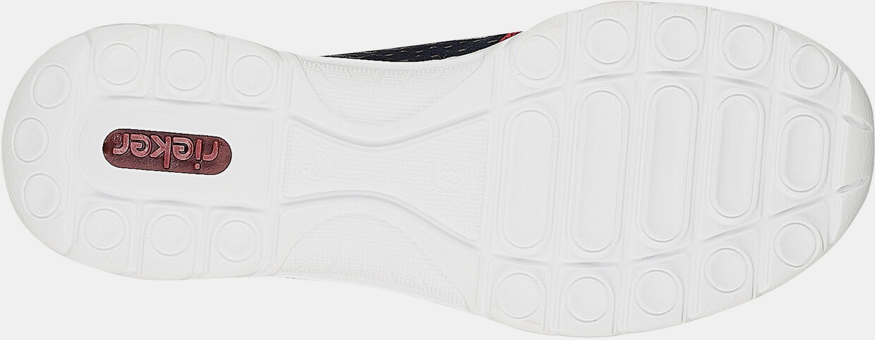 Rieker Slip-On Sneaker - rot-dunkelblau