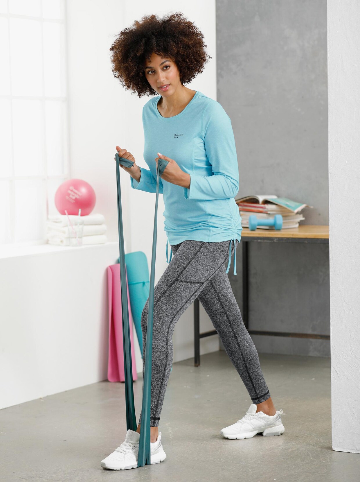 Catamaran Sports Freizeithose - grau-meliert