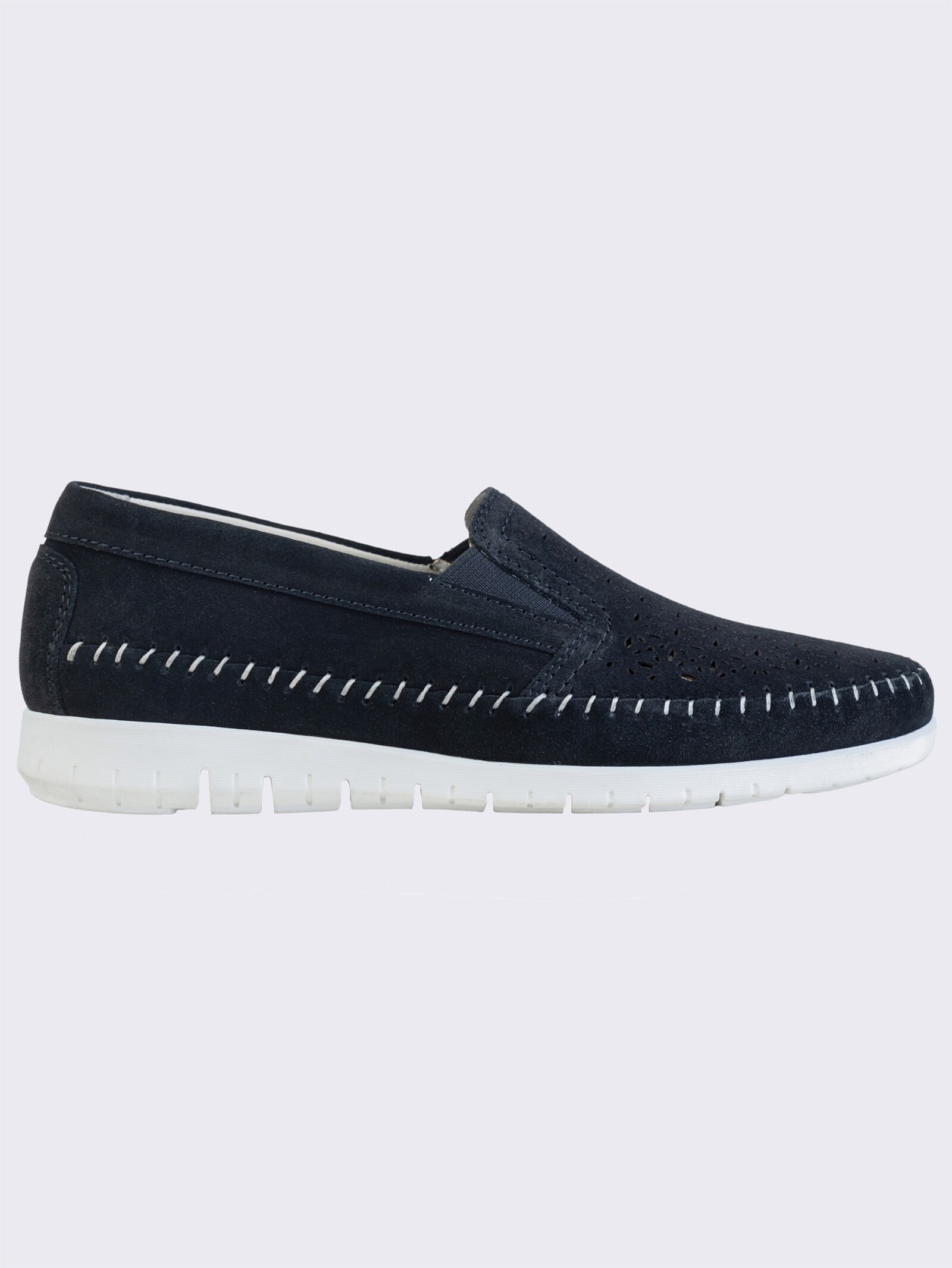 Naturläufer Slipper mit Gummizug - schwarz