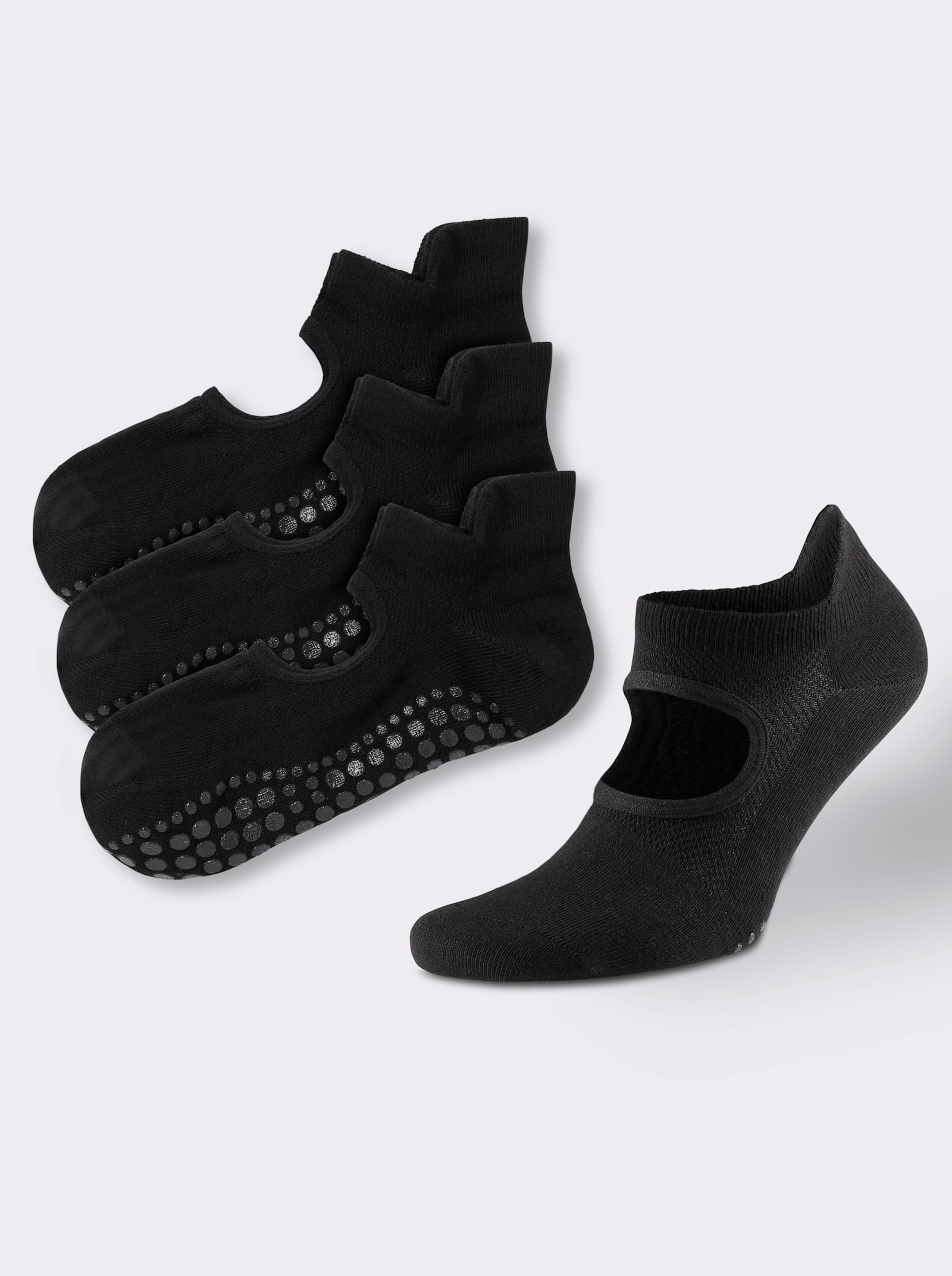 wäschepur Sportsocken - schwarz