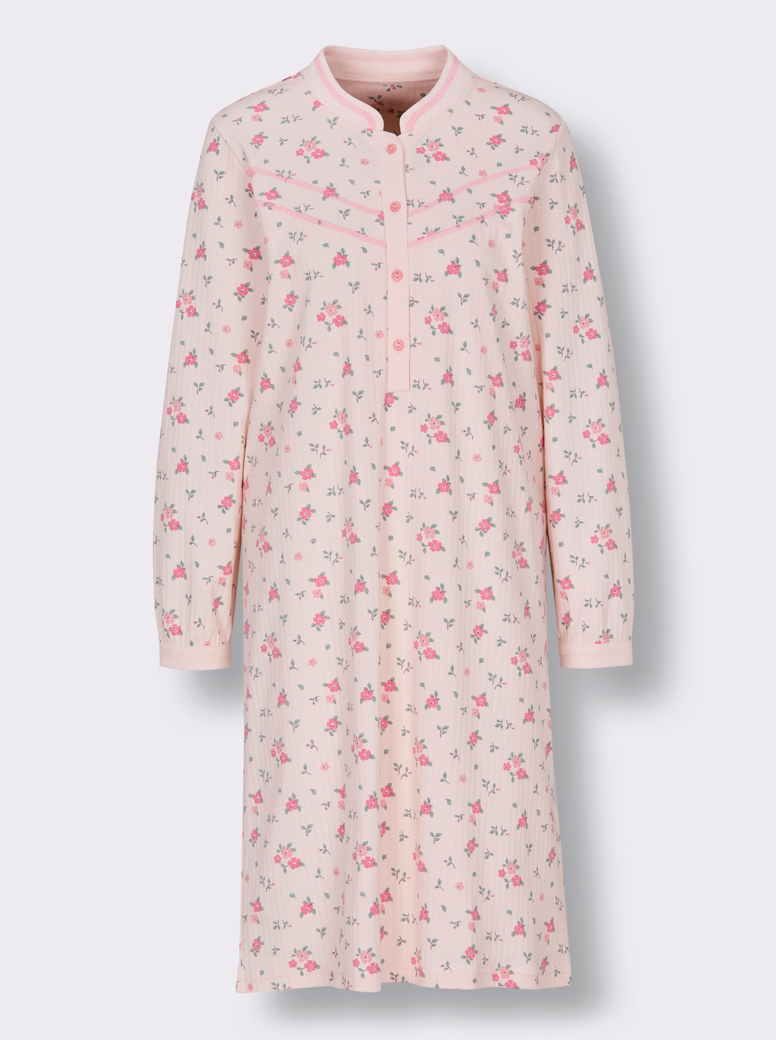 wäschepur Nachthemd im floralem Dessin - apricot
