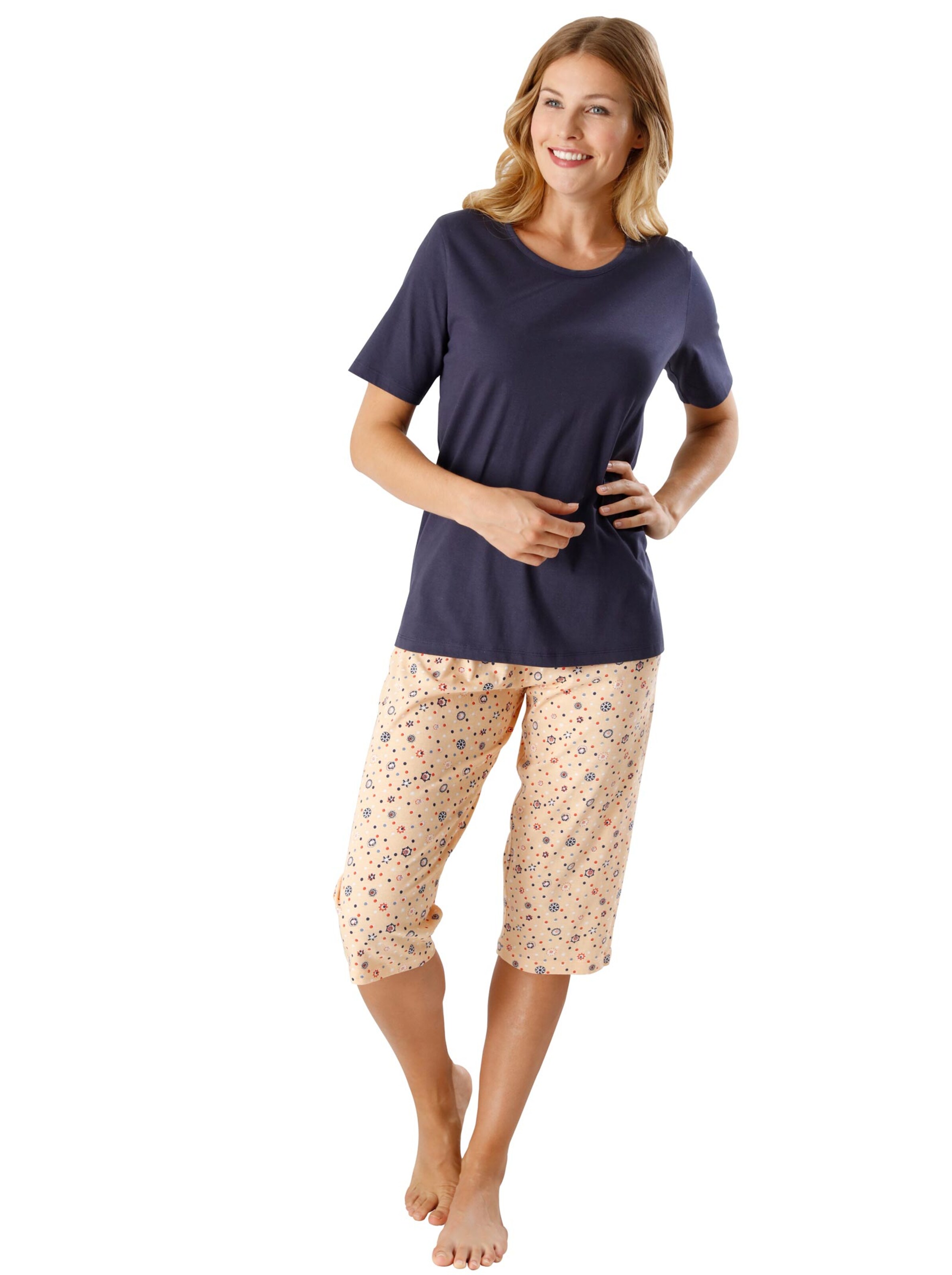 Schlafanzug-Shirt - nachtblau