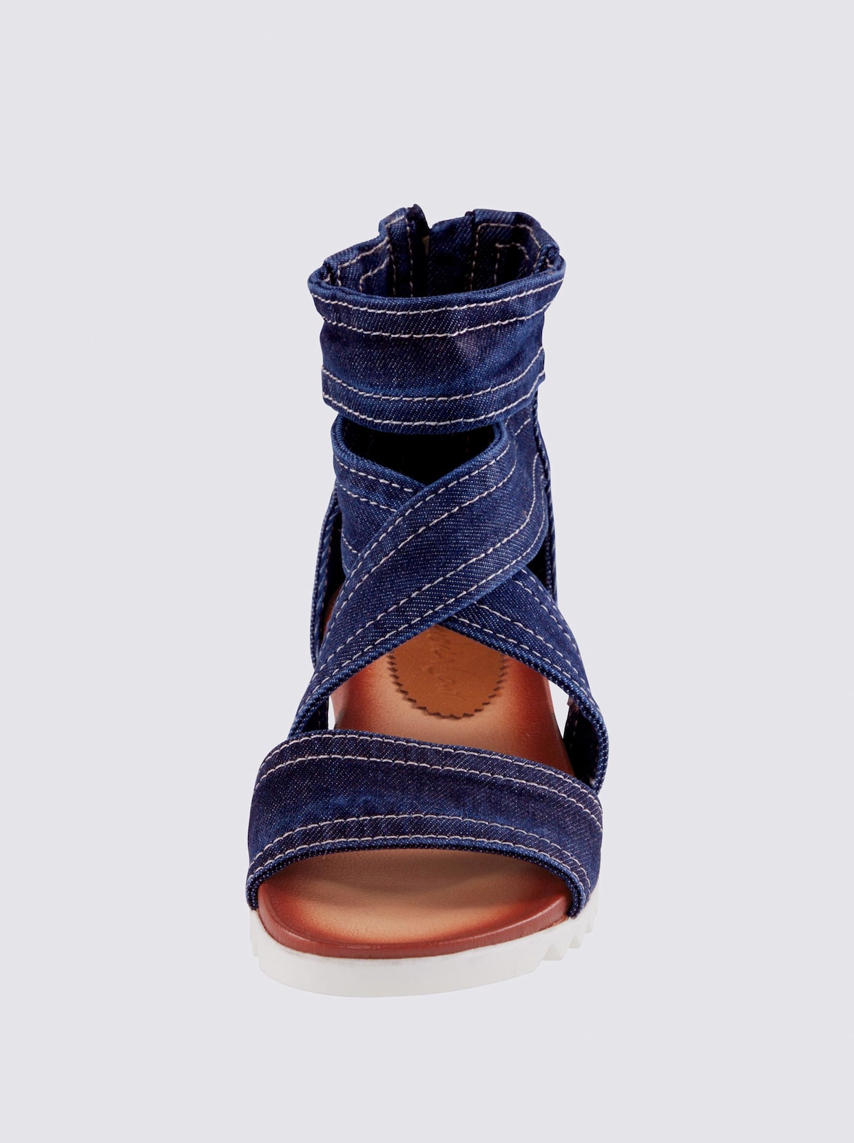 Andrea Conti Sandalen - jeansblauw