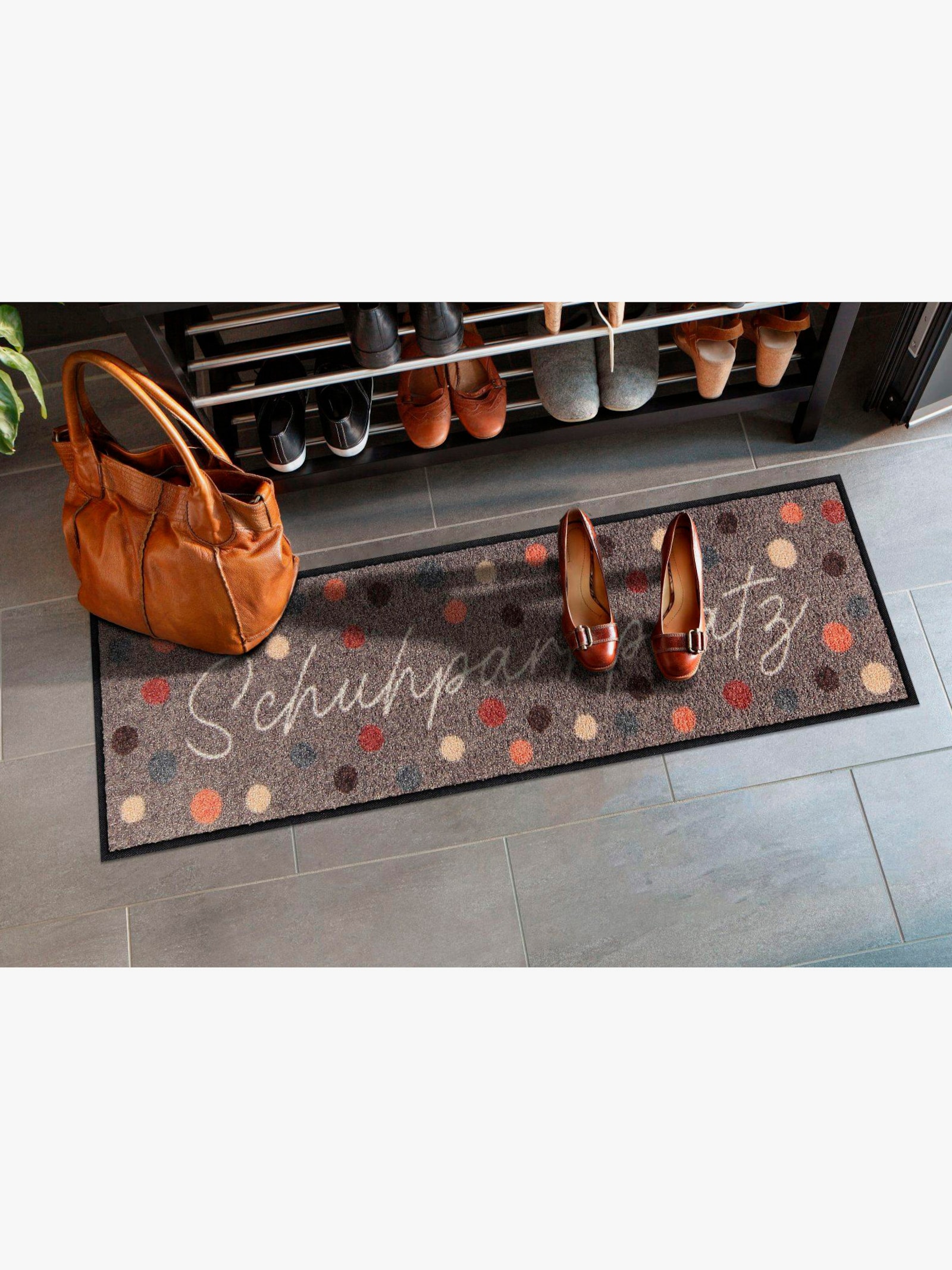 Salonloewe Fußmatte - taupe-bunt