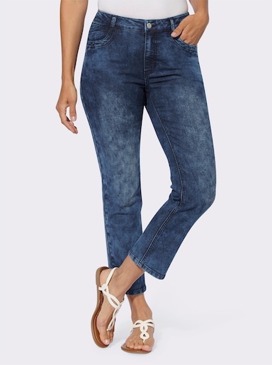 7/8-Jeans - darkblue-stone-washed