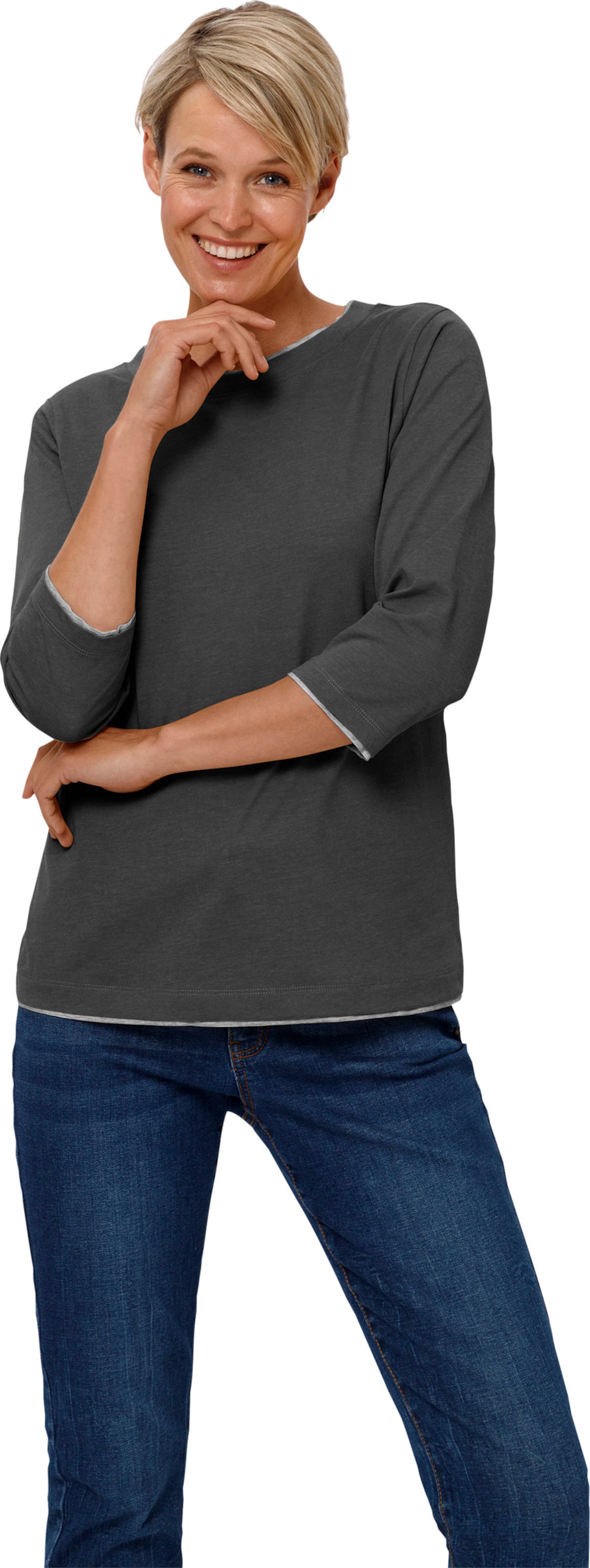 Thumbnail - 3/4-Arm-Shirt