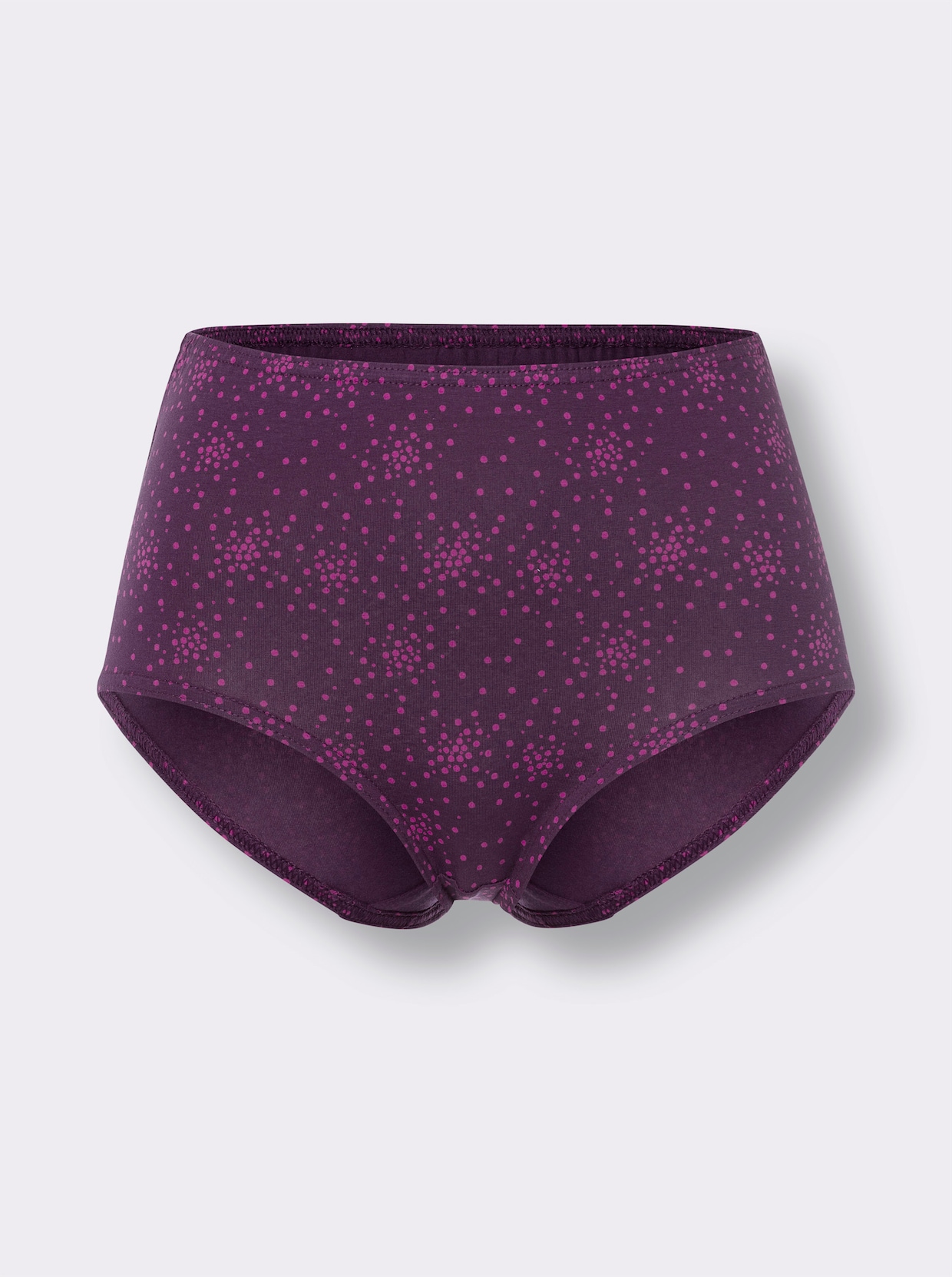 Nohavičky so zvýšeným pásom - Hroznovo-purpurová