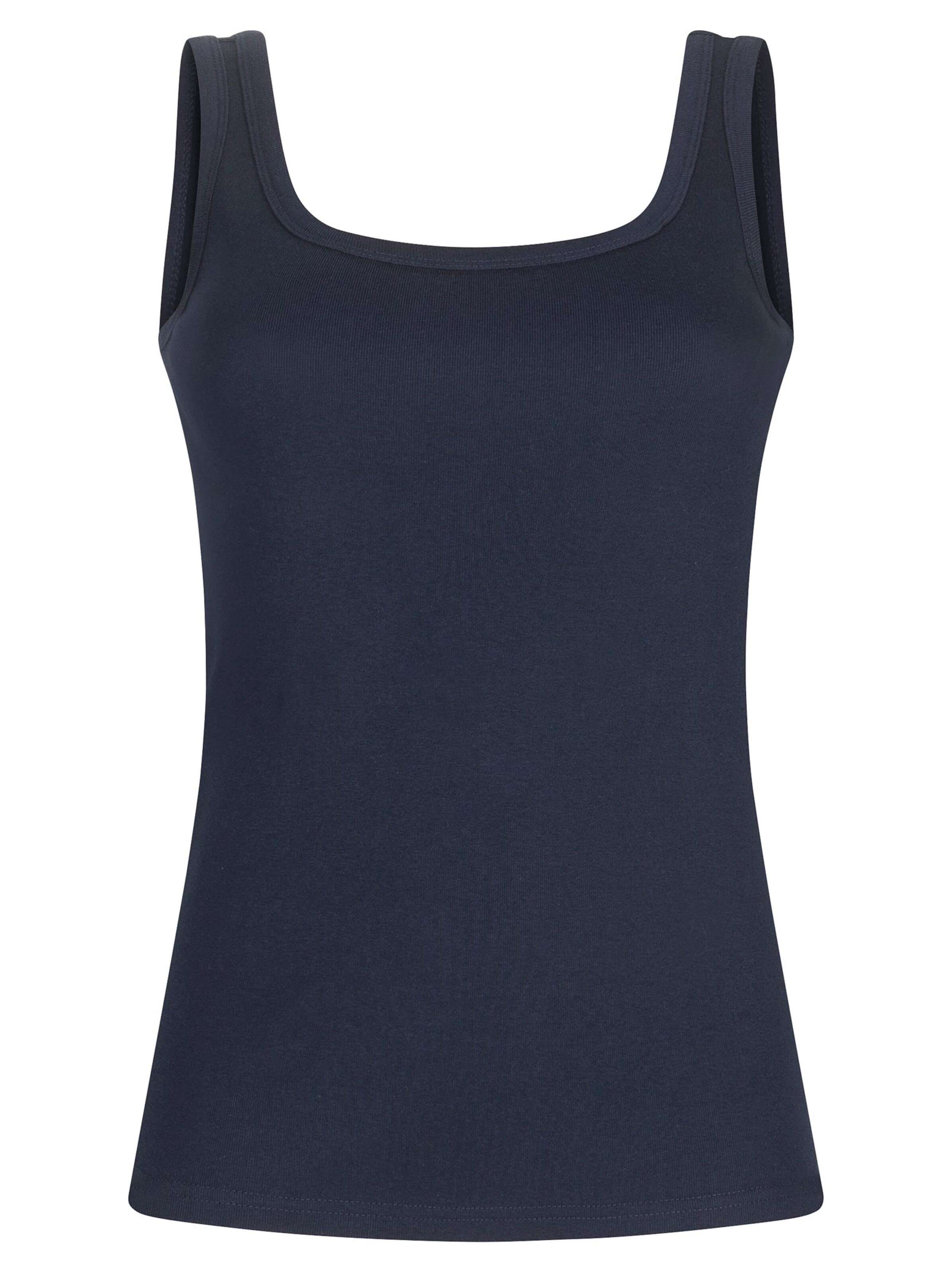 wäschepur Achselhemd - marine + marine-geringelt