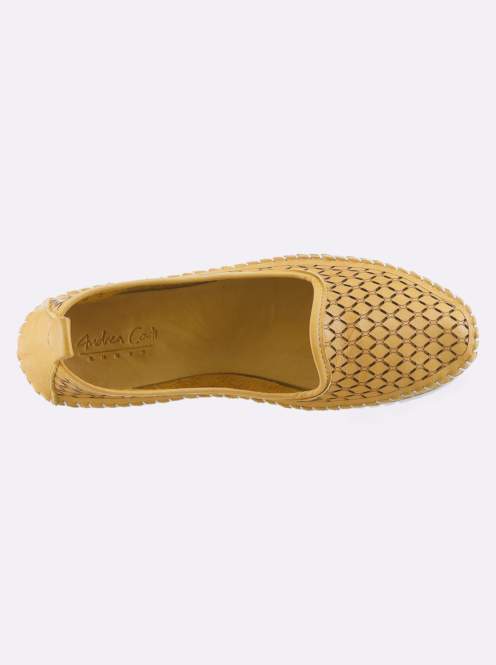 Andrea Conti Slipper - gelb-braun