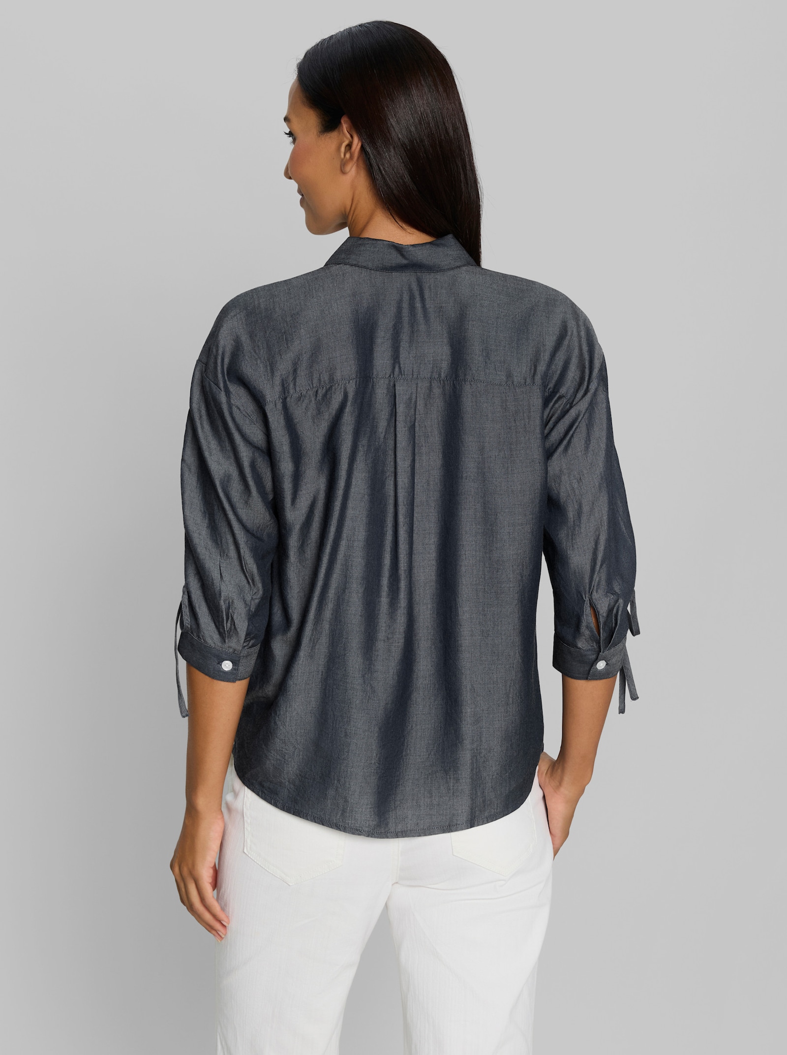 heine Hemdbluse in Denim-Optik - blue-stone-washed